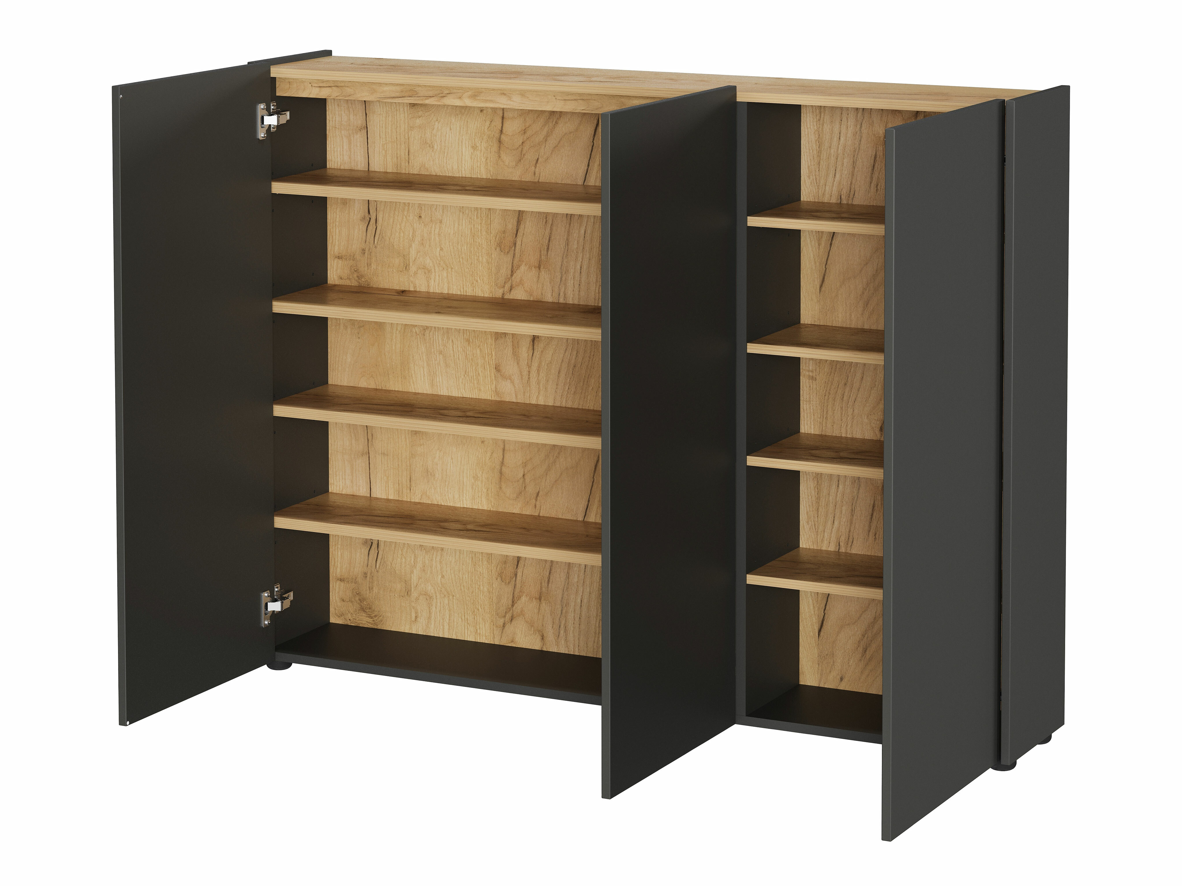 Polica za obuću Sacramento 514 (Grafit)