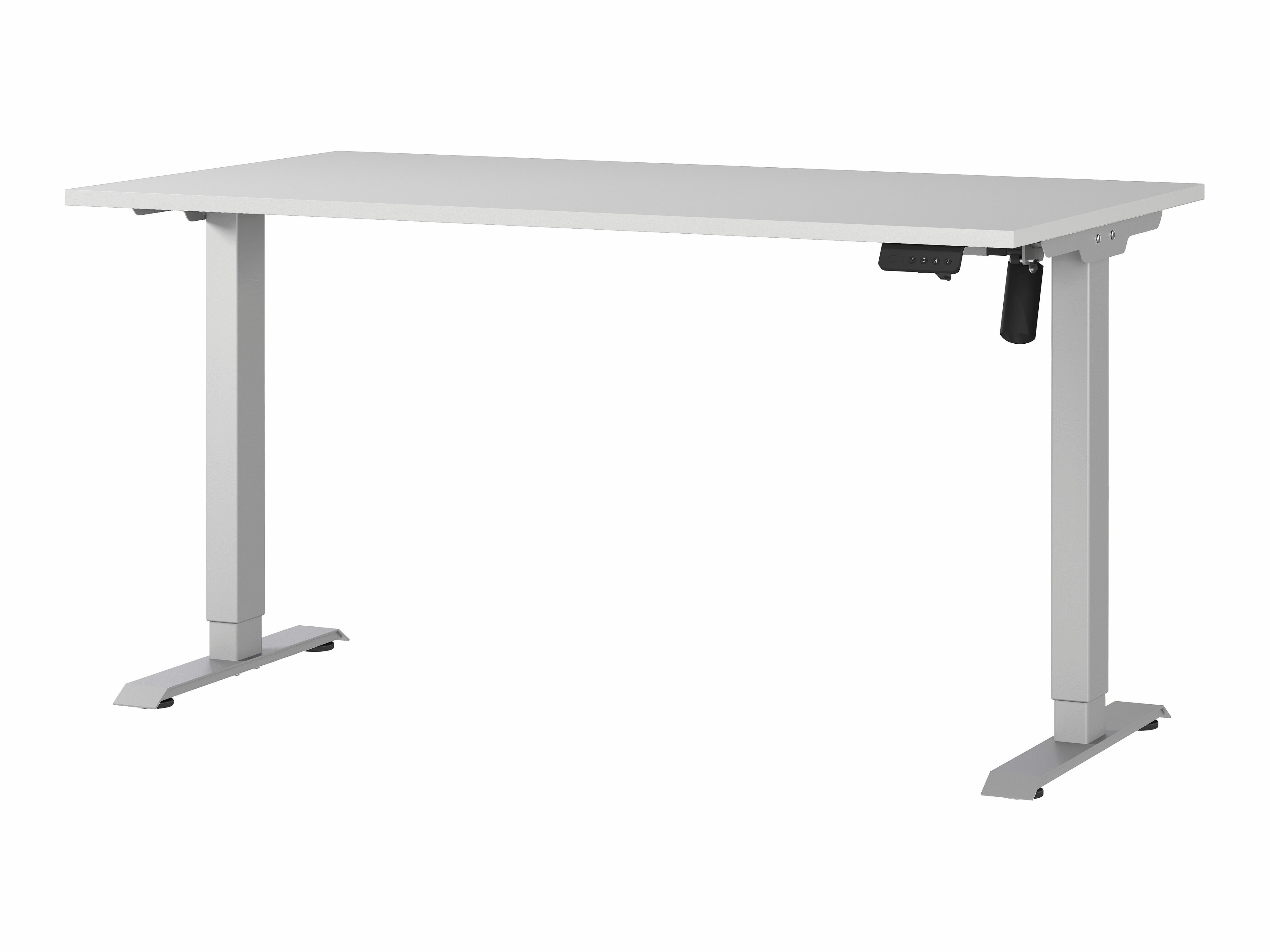 Sto sa podesivom visinom Lartesi 116 (Svetloosiva + Srebrna)