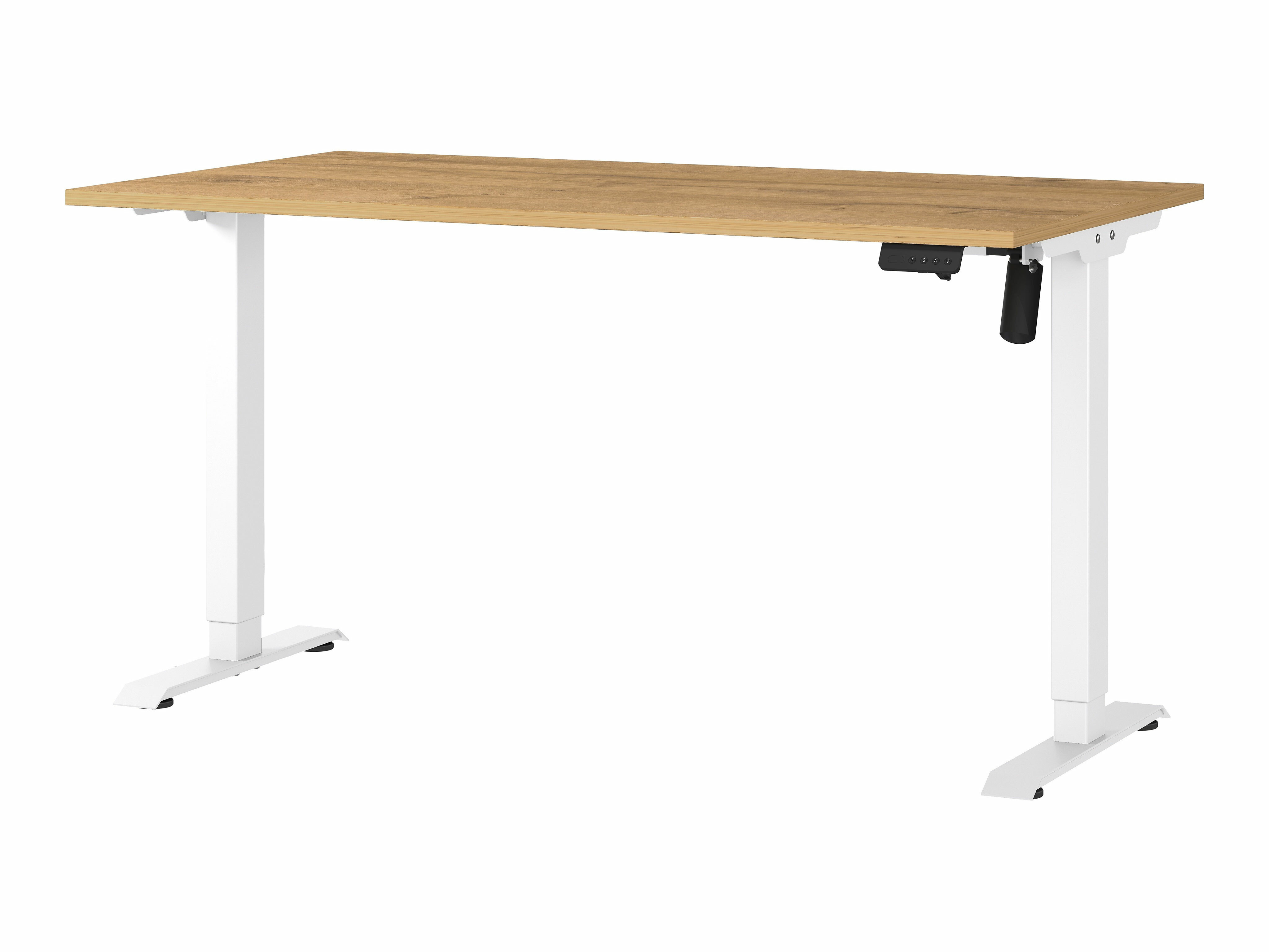 Sto sa podesivom visinom Lartesi 116 (Unuk hrast + Belo)