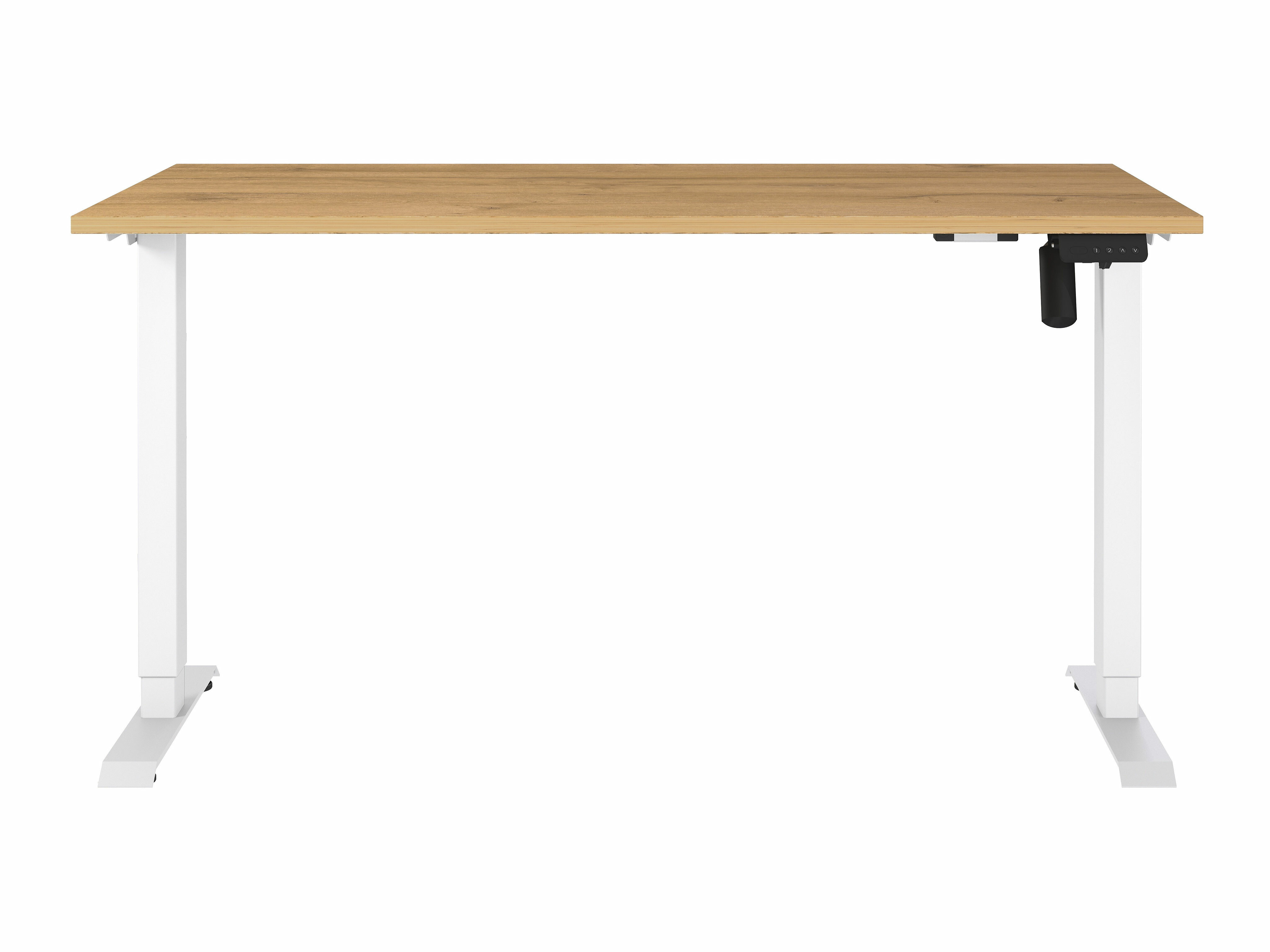 Sto sa podesivom visinom Lartesi 116 (Unuk hrast + Belo)