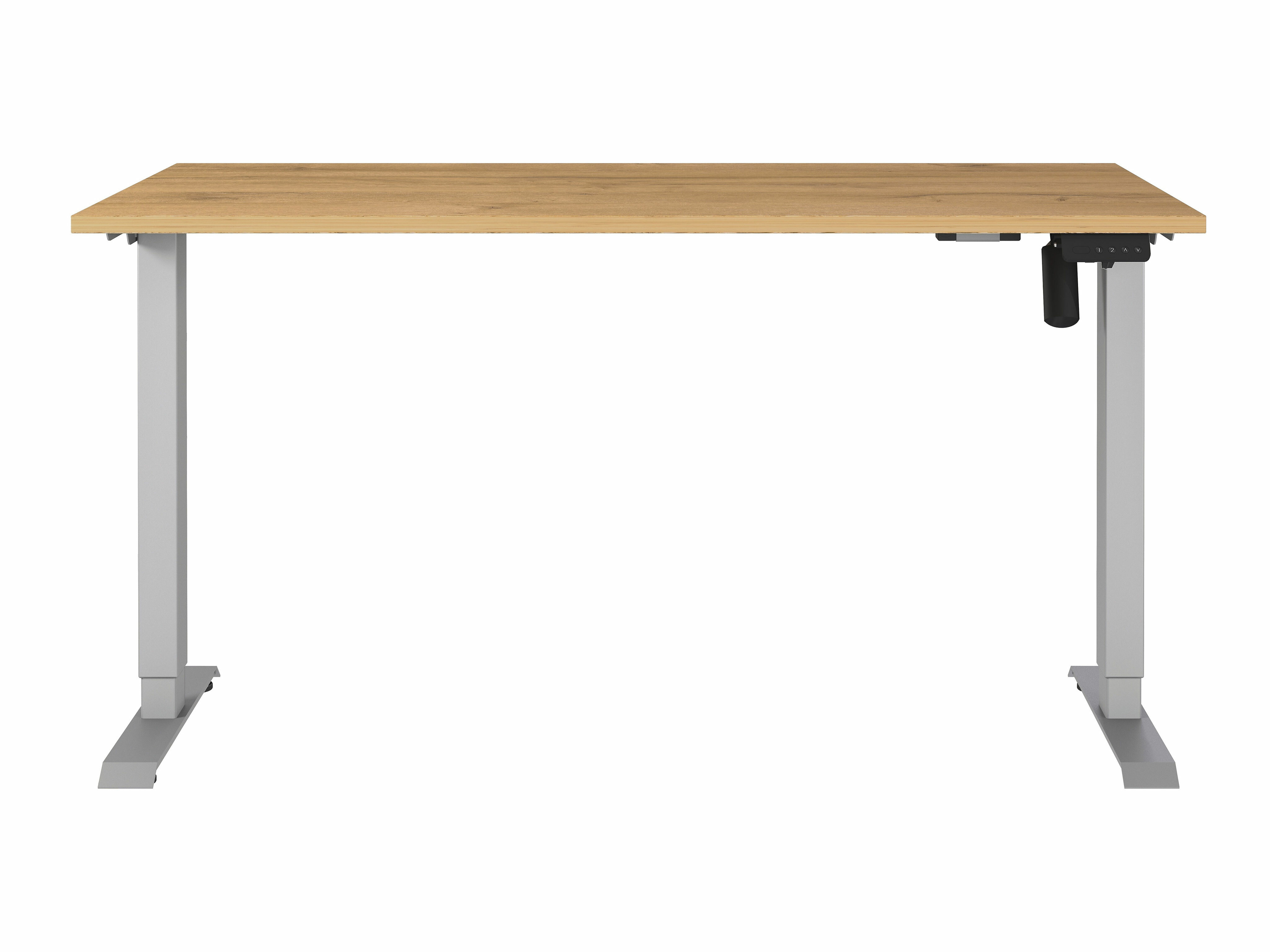 Sto sa podesivom visinom Lartesi 116 (Unuk hrast + Srebrna)