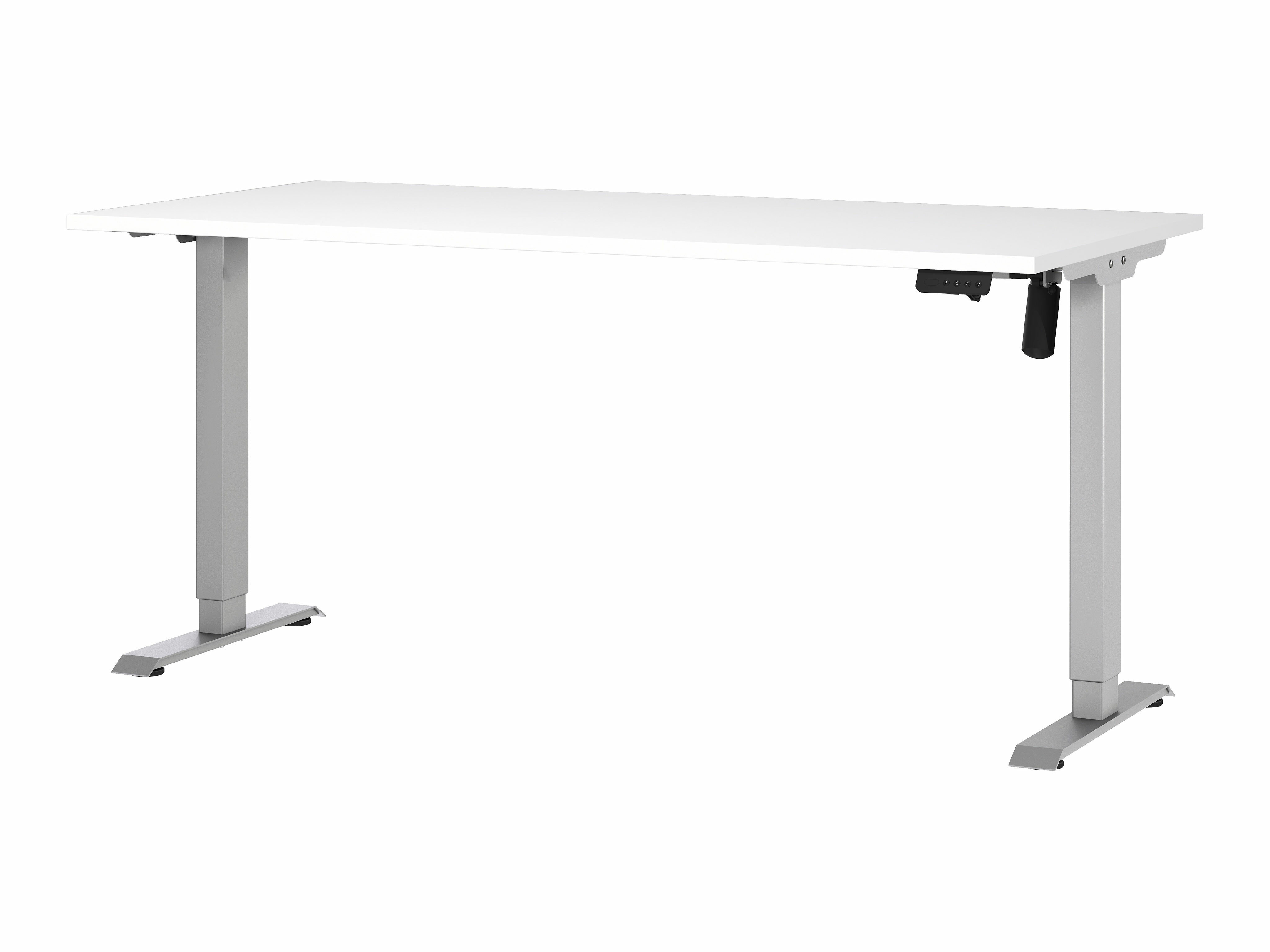 Sto sa podesivom visinom Lartesi 117 (Belo + Srebrna)