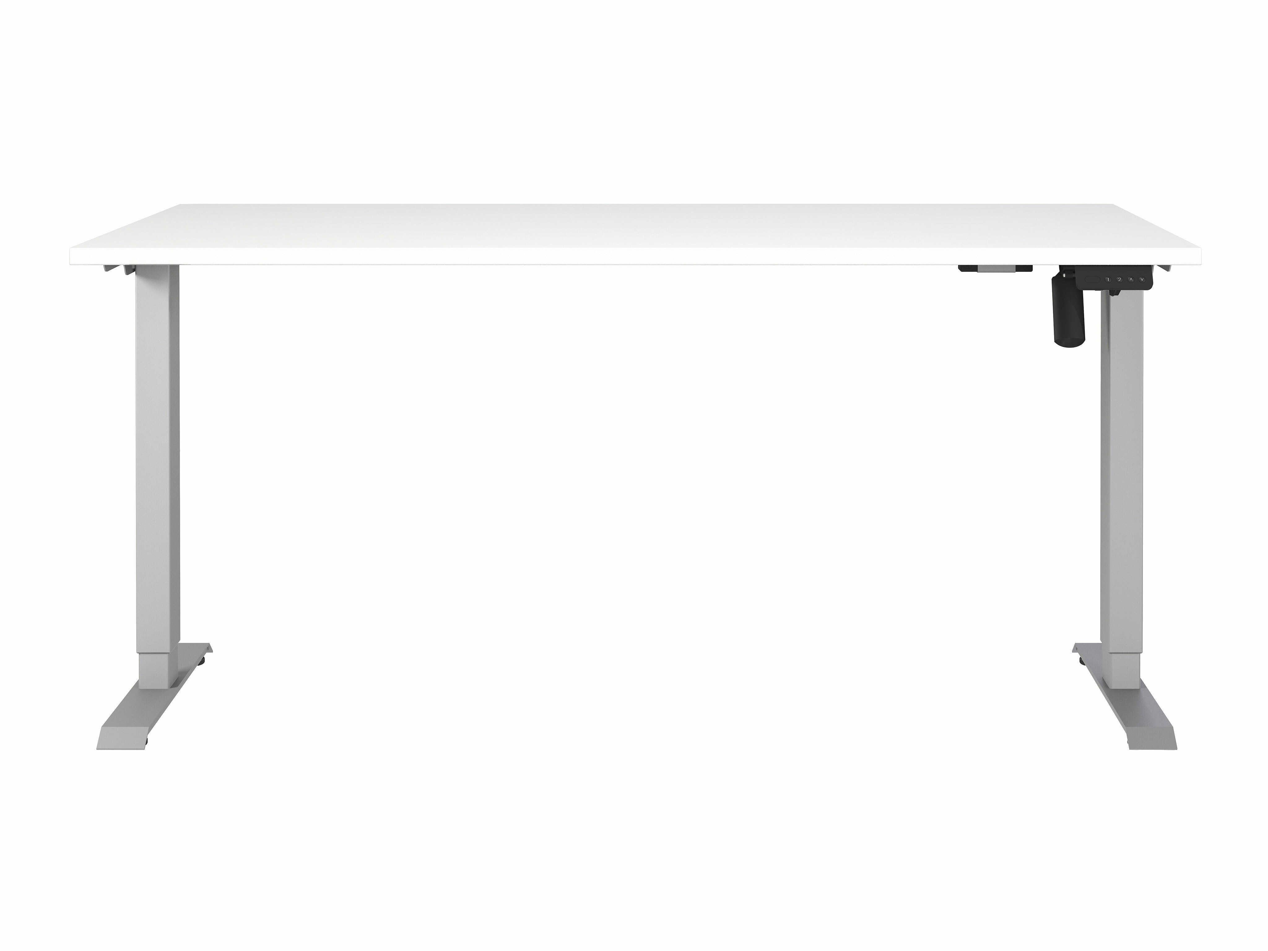 Sto sa podesivom visinom Lartesi 117 (Belo + Srebrna)