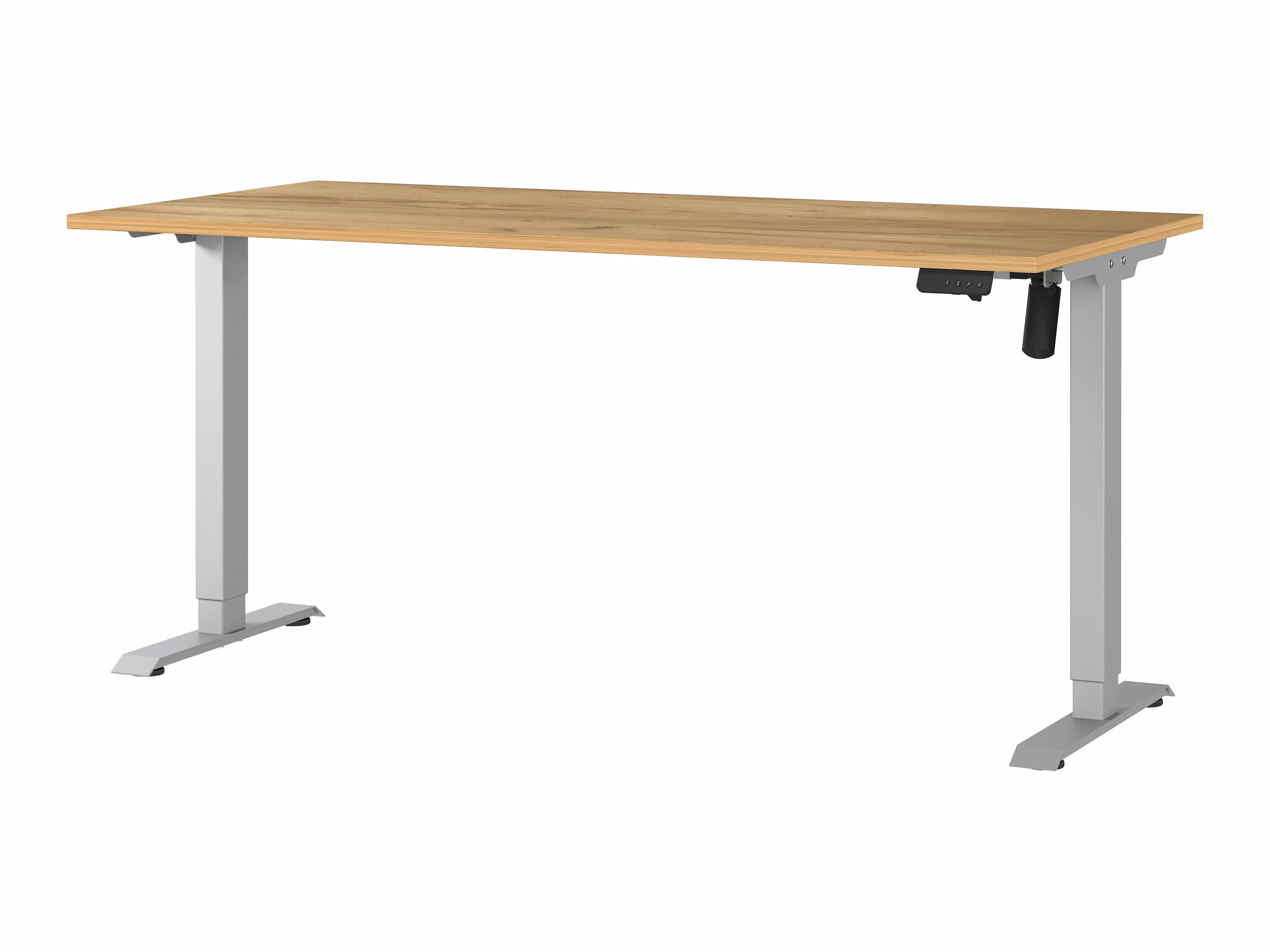 Sto sa podesivom visinom Lartesi 117 (Navarra hrast + Srebrna)