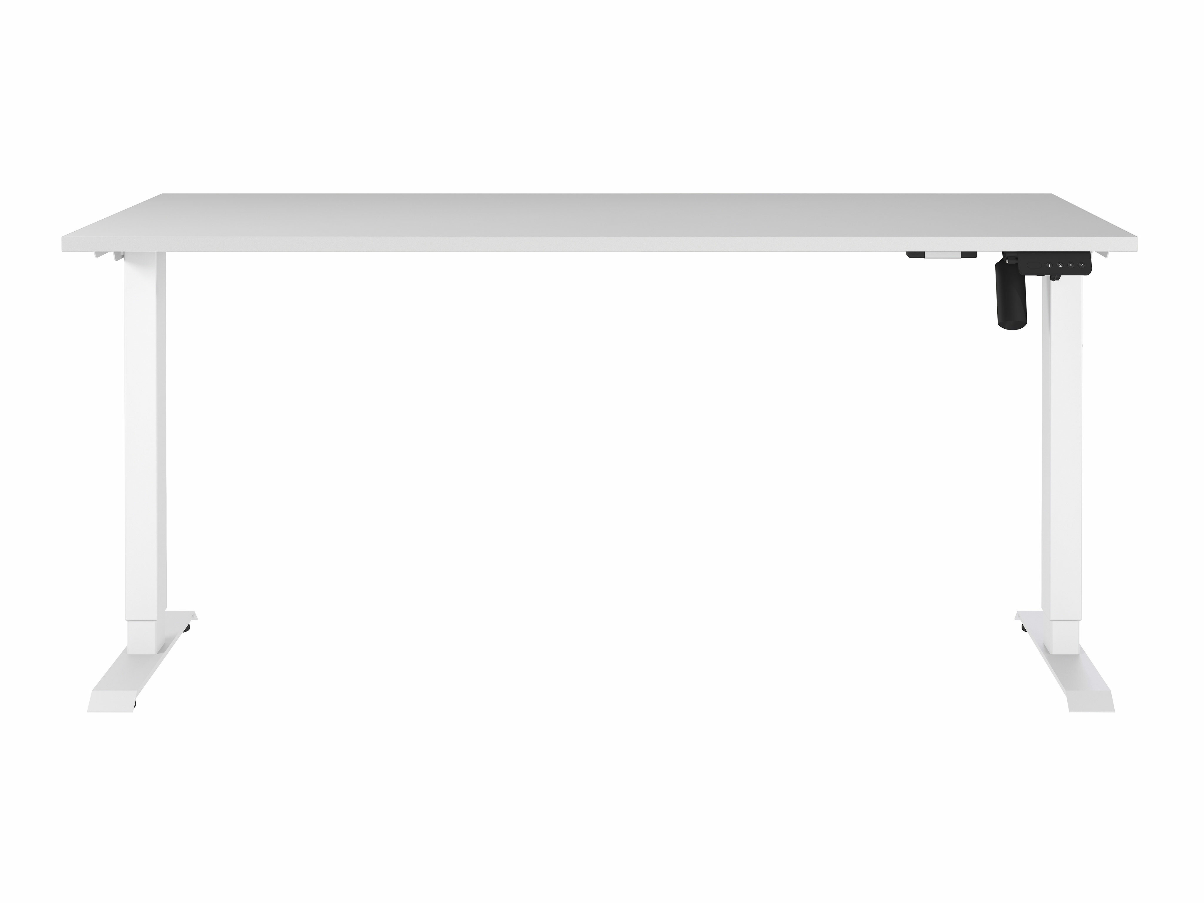 Sto sa podesivom visinom Lartesi 117 (Svetloosiva + Belo)