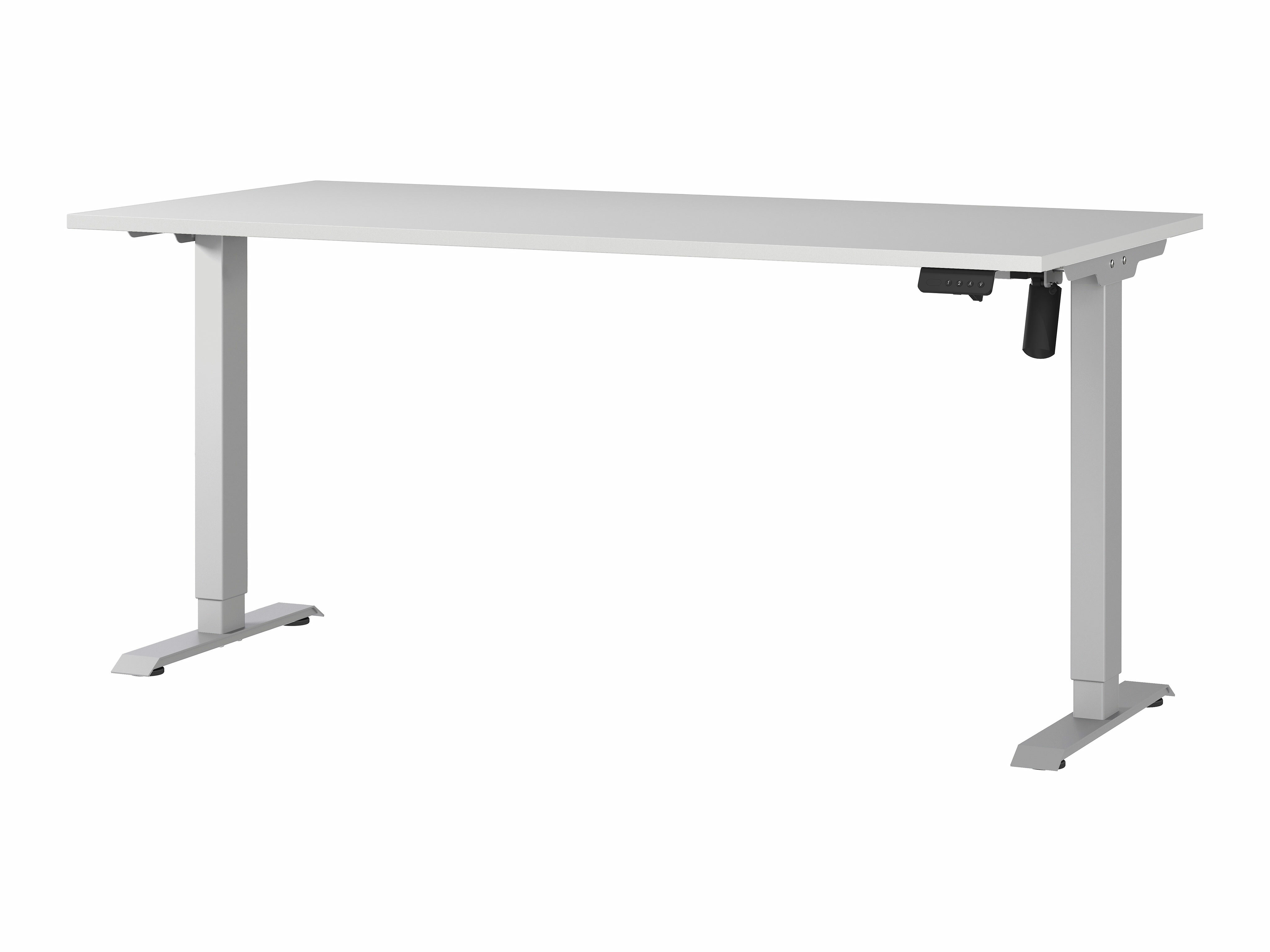 Sto sa podesivom visinom Lartesi 117 (Svetloosiva + Srebrna)