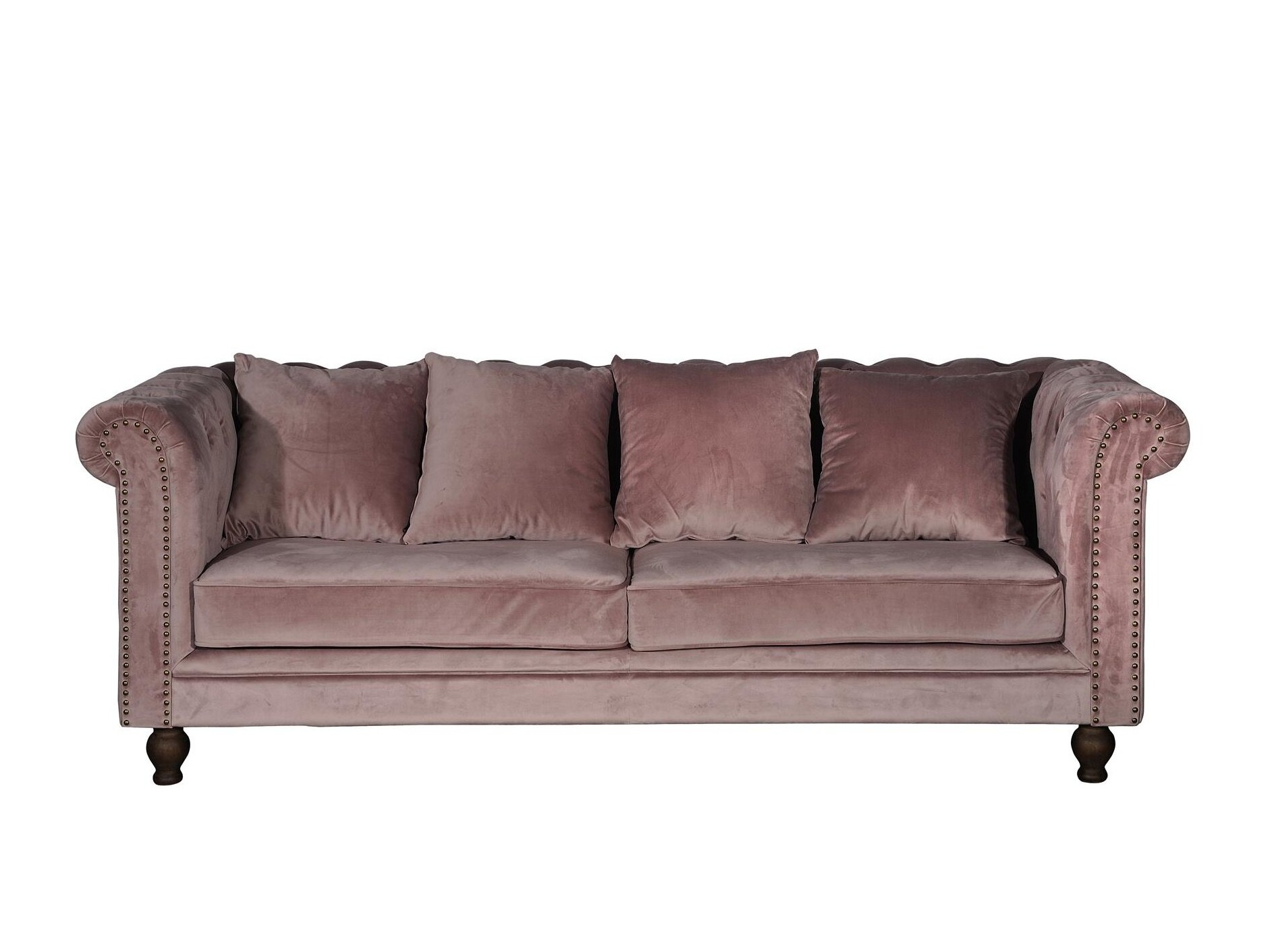 Česterfild sofa Dallas 255 (Prašnjavo ružičasta)