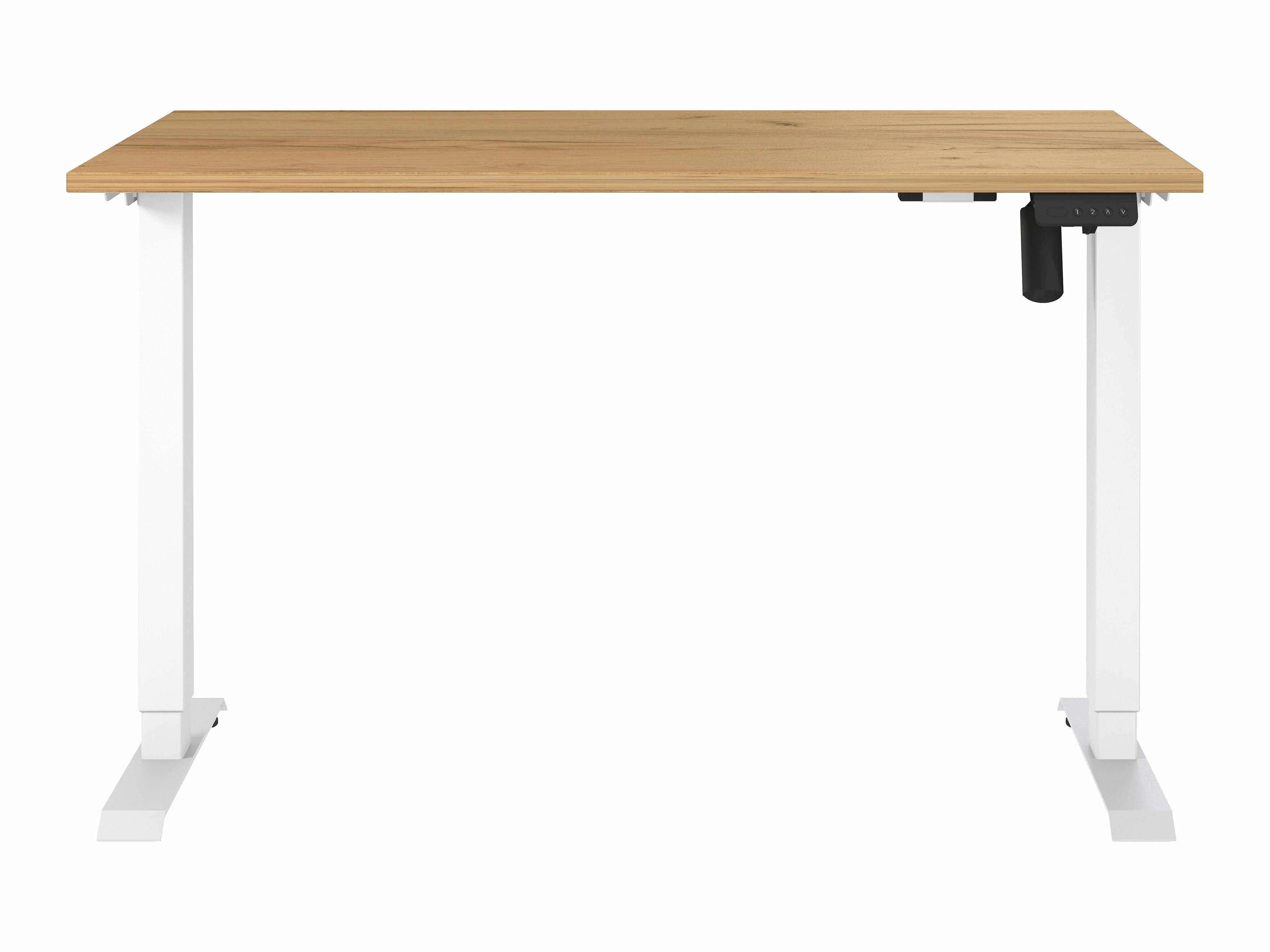 Sto sa podesivom visinom Lartesi 115 (Navarra hrast + Belo)