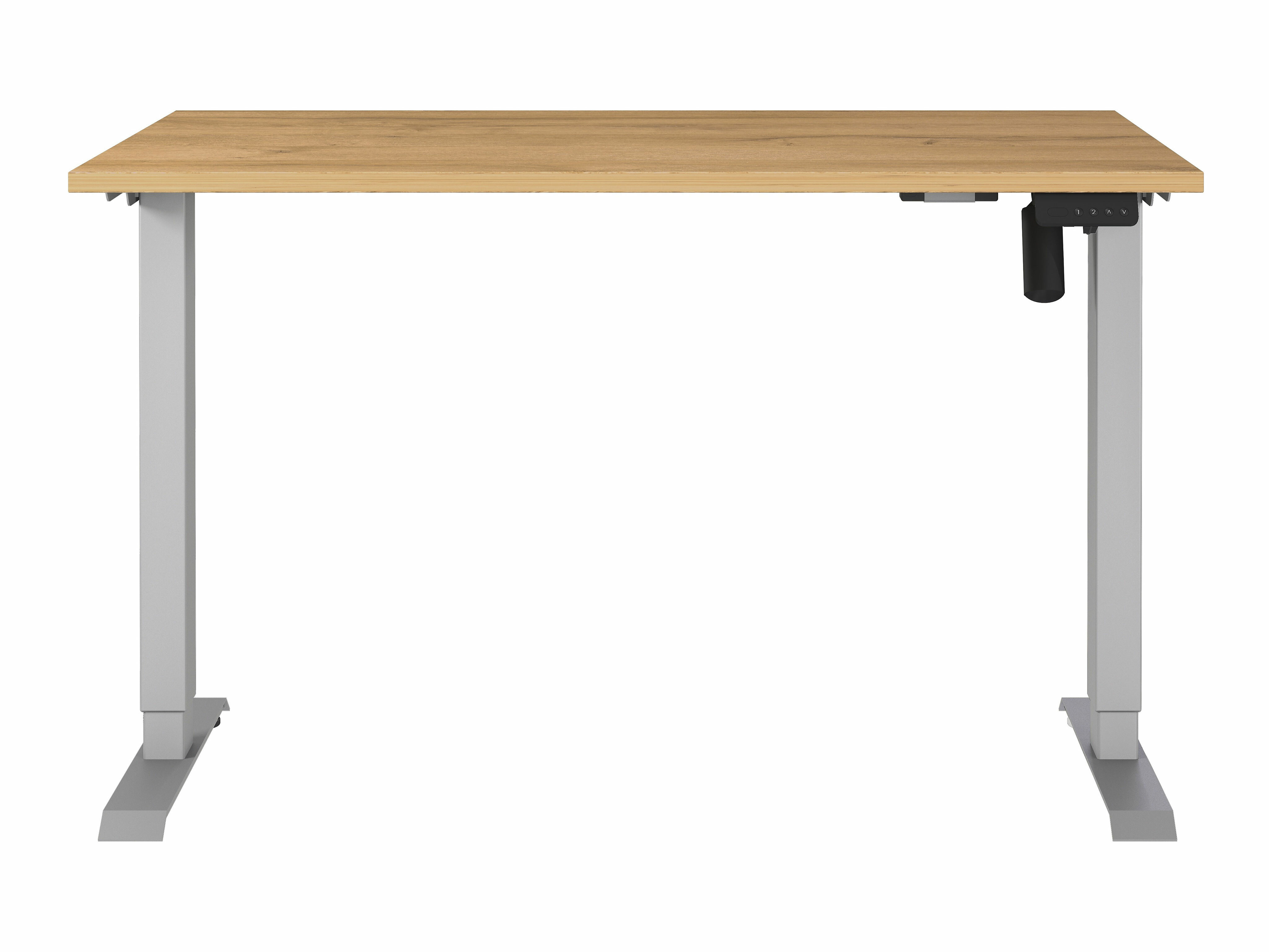 Sto sa podesivom visinom Lartesi 115 (Unuk hrast + Srebrna)