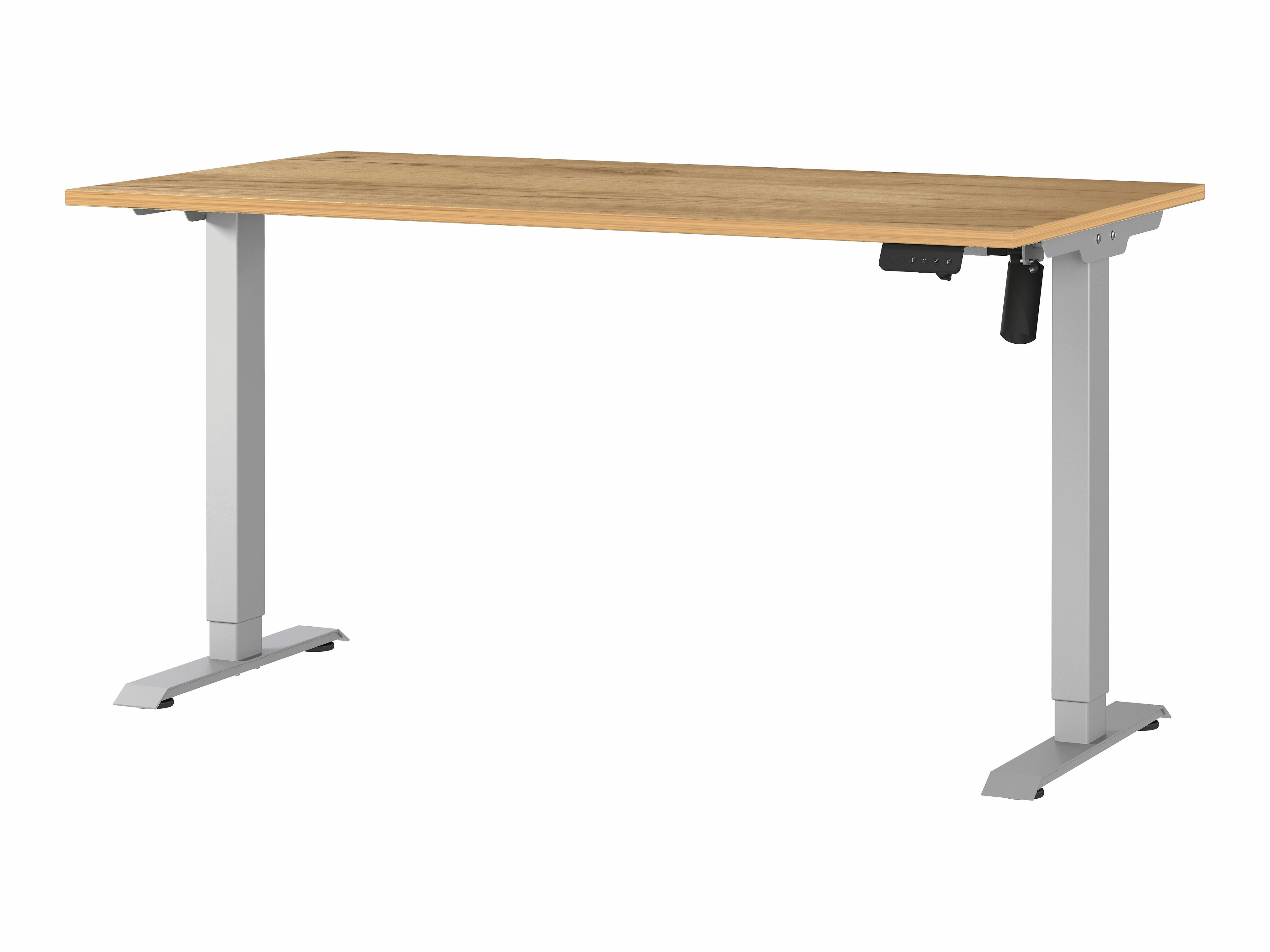 Sto sa podesivom visinom Lartesi 116 (Navarra hrast + Srebrna)