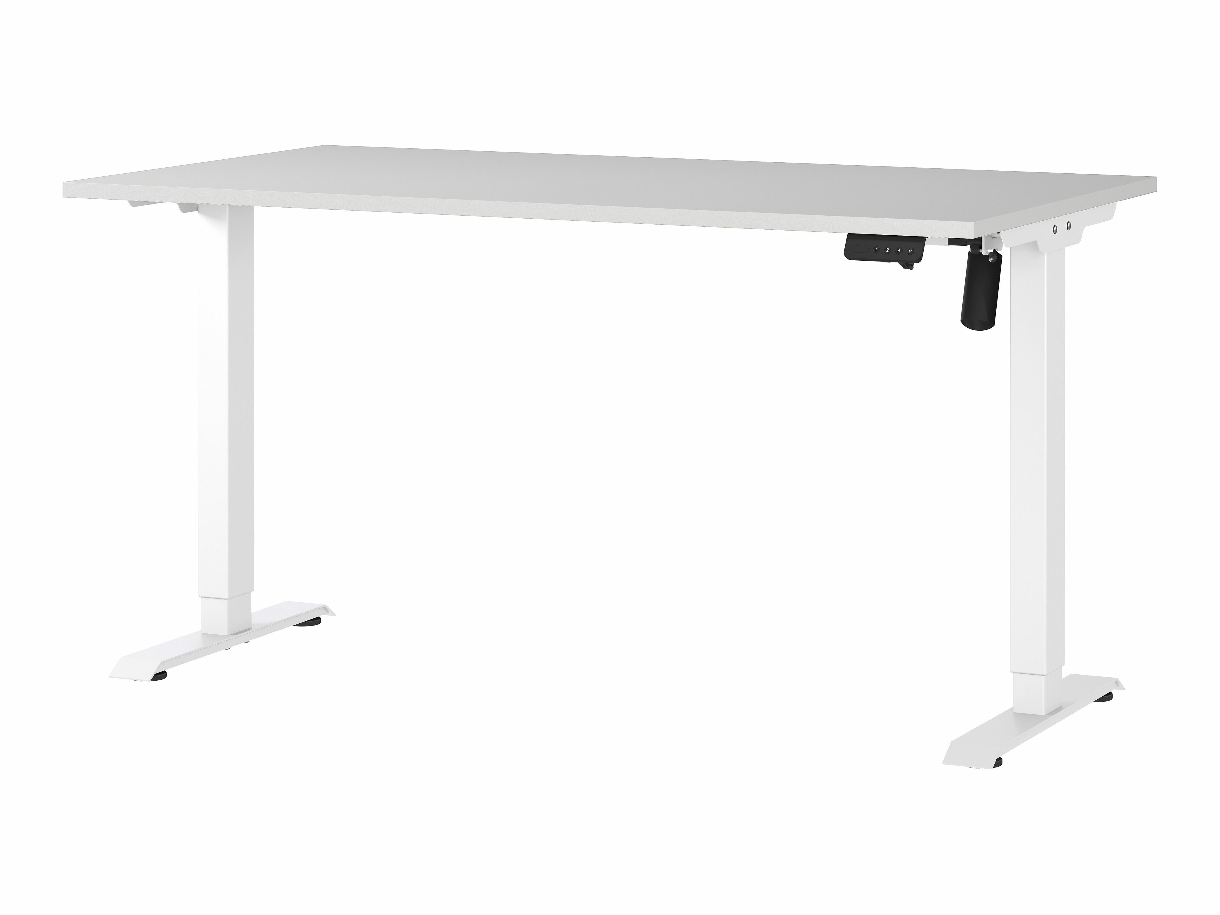 Sto sa podesivom visinom Lartesi 116 (Svetloosiva + Belo)