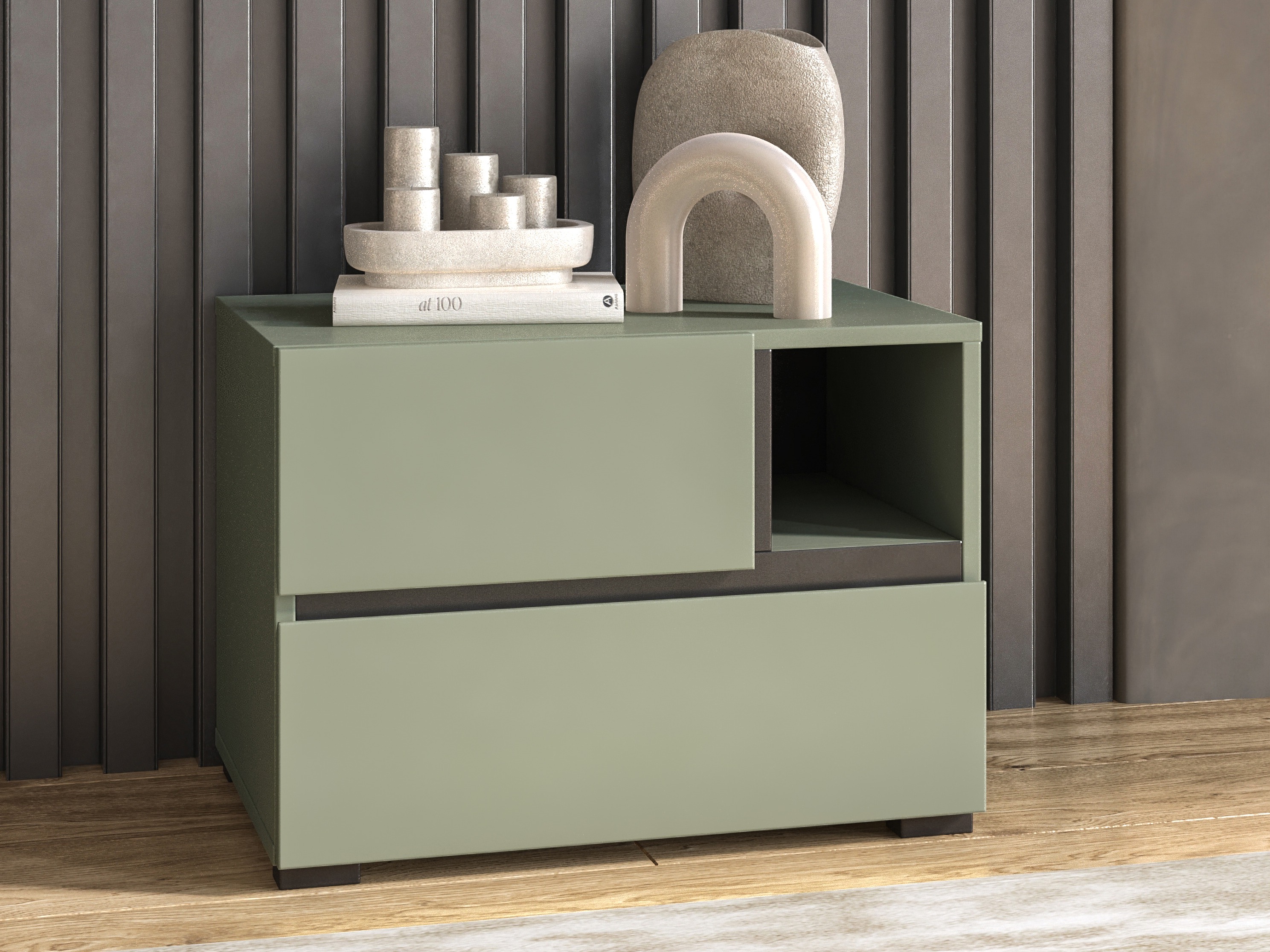 Noćni ormarić Alfere 120 (Zelena)