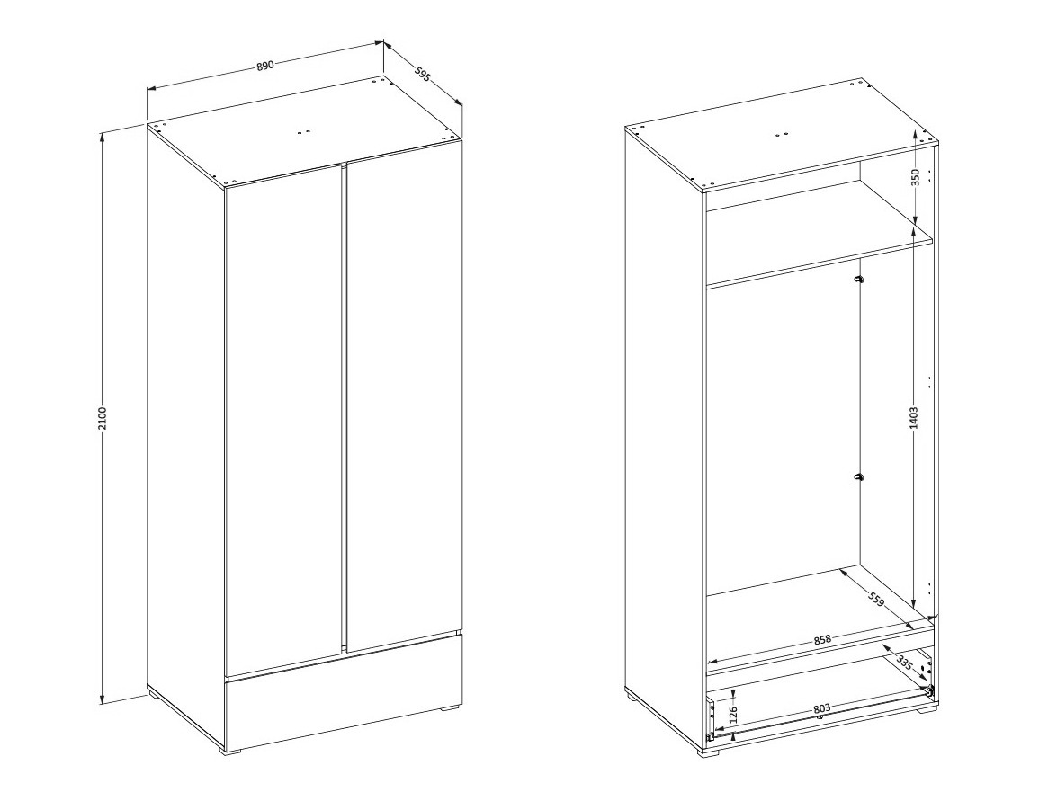 Ormar Alfere 118 (Zelena)
