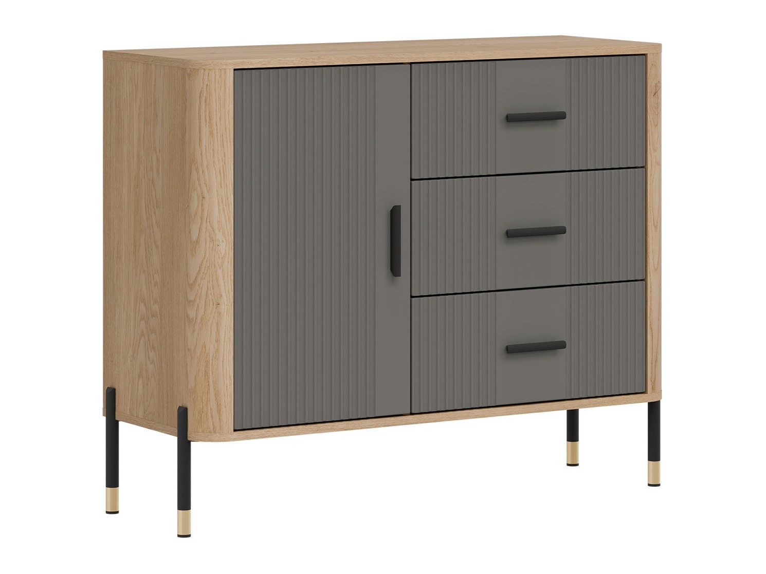 Komoda Flosora 107 (Sivo)