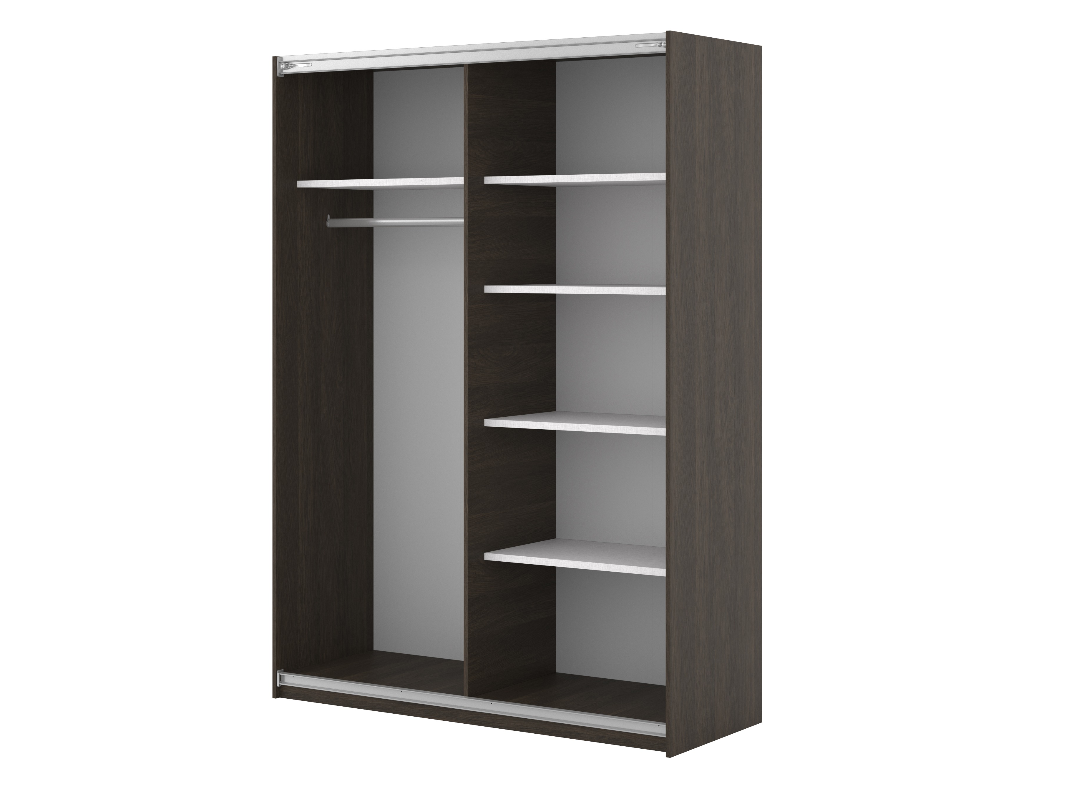 Ormar Austin 371 (Tamni hrast + Crno)