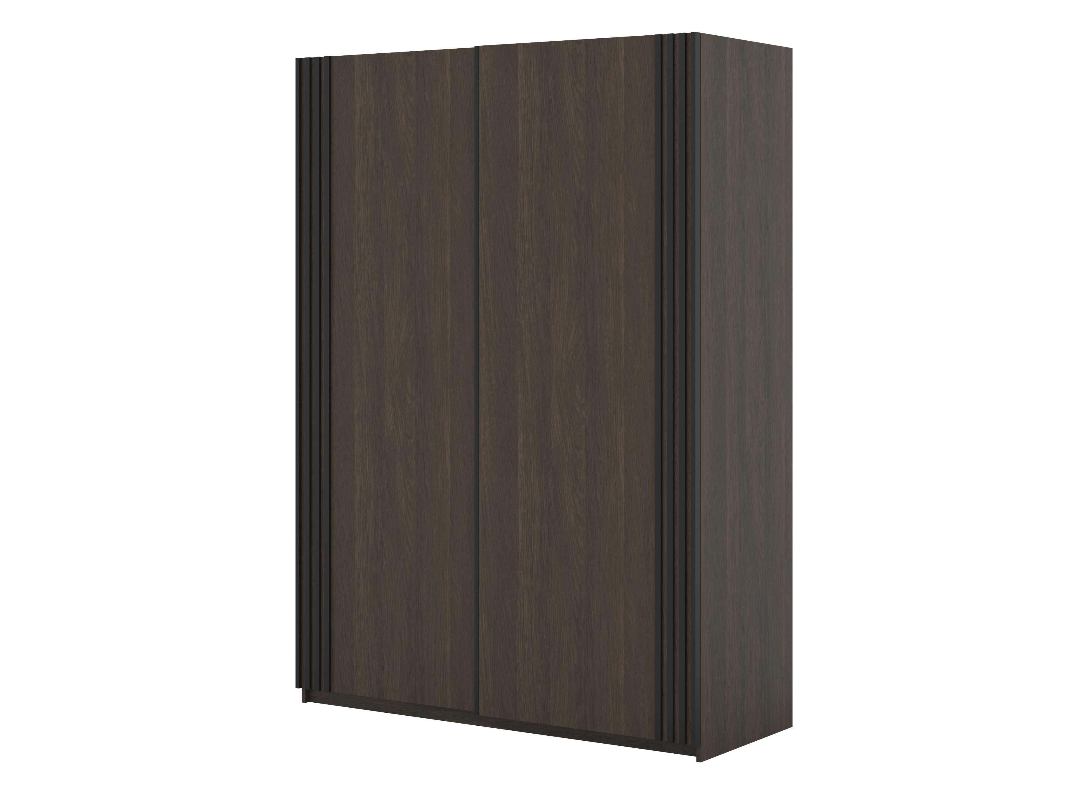 Ormar Austin 371 (Tamni hrast + Crno)