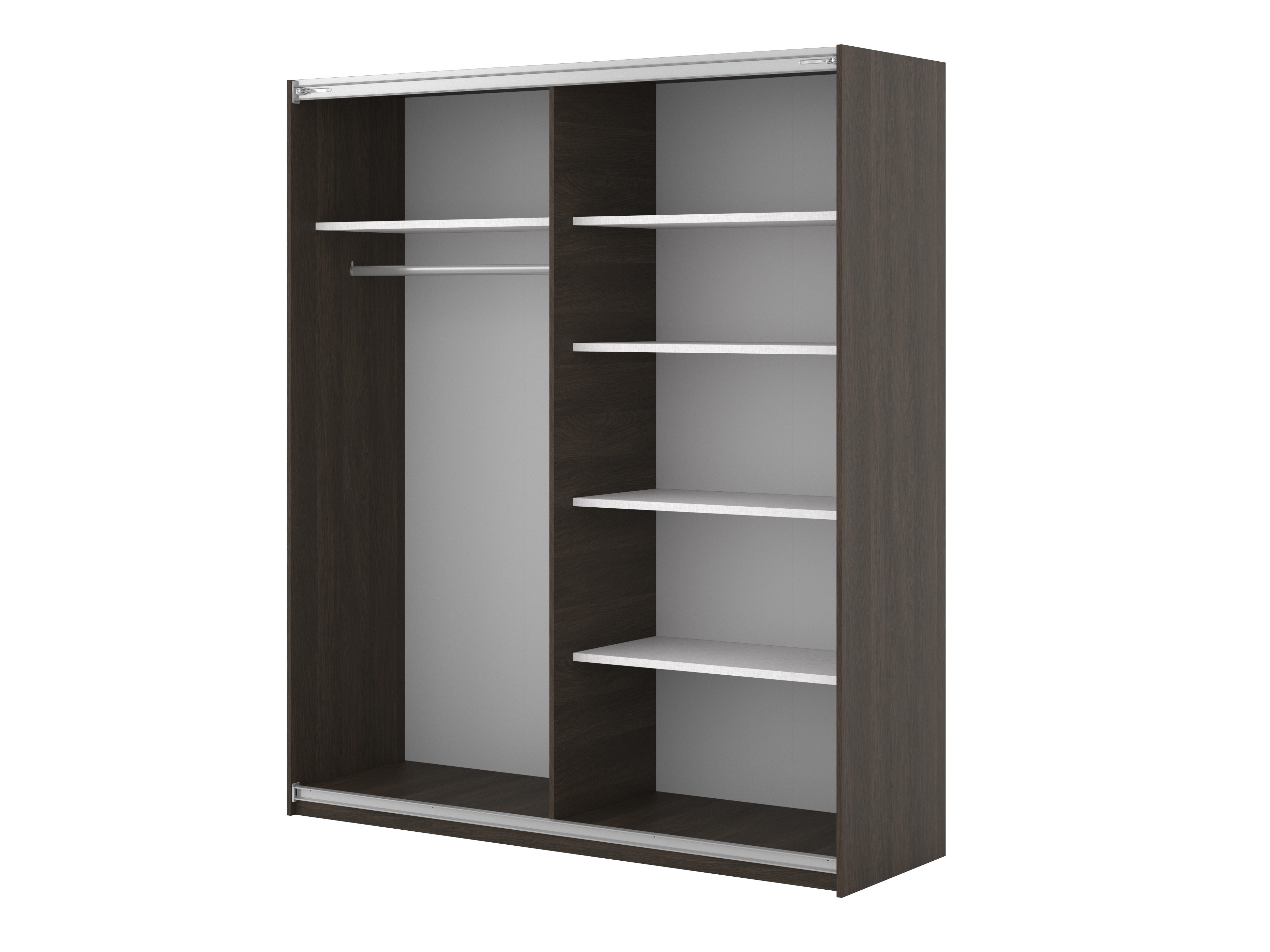 Ormar Austin 372 (Tamni hrast + Crno)