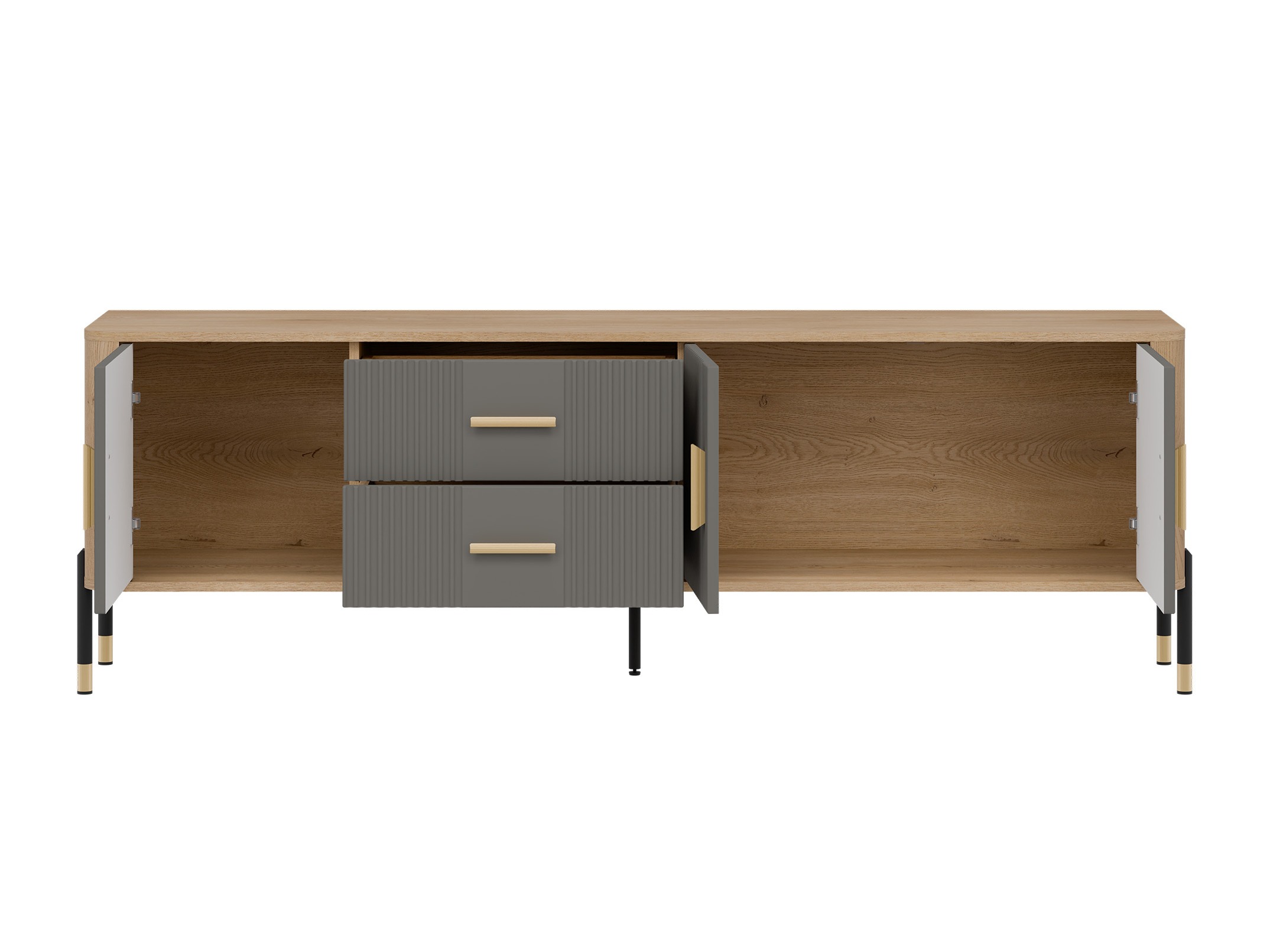 TV komoda Flosora 105 (Sivo)
