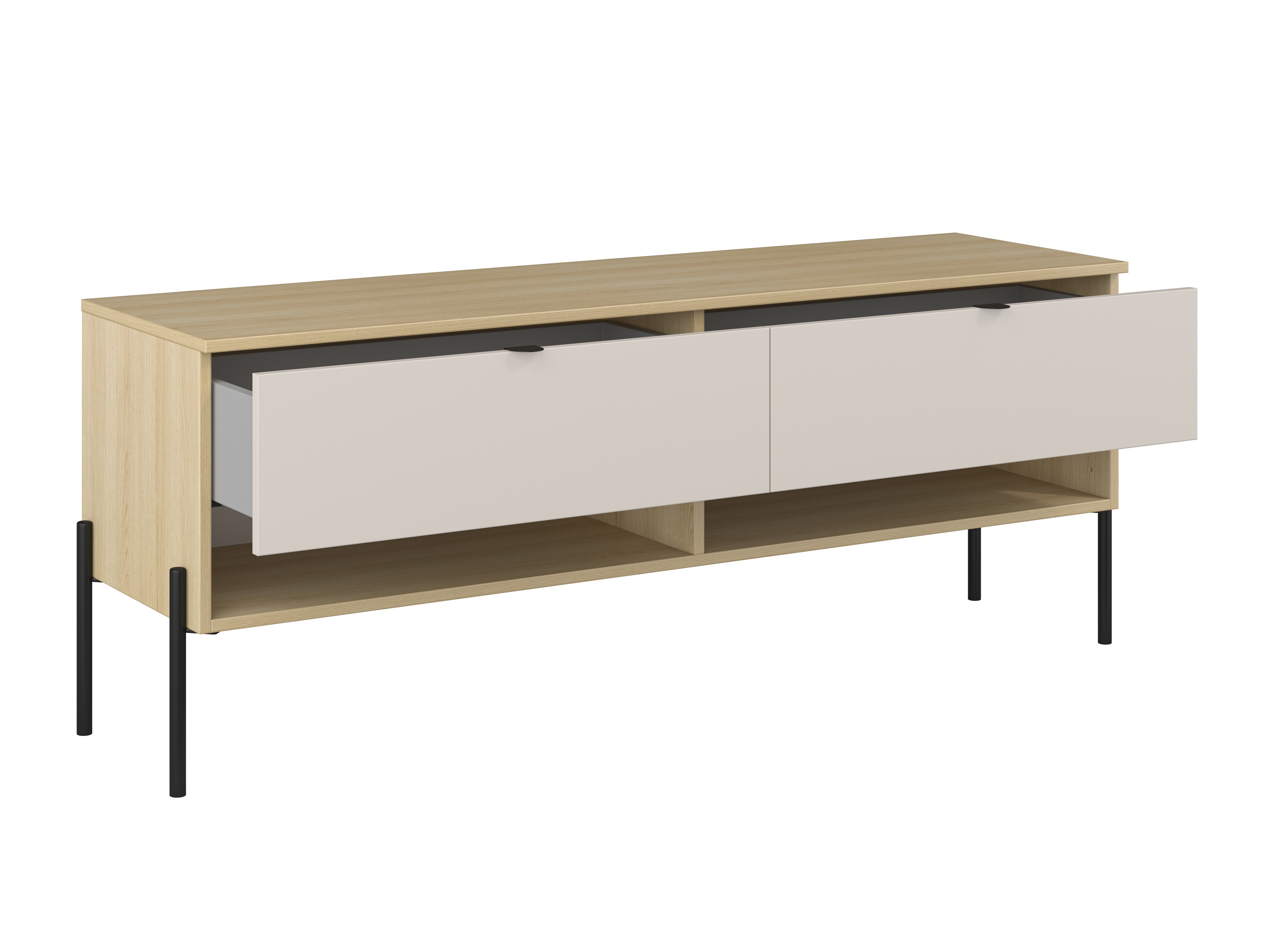 TV komoda Levtenu 108 (Hrast + Kašmir)