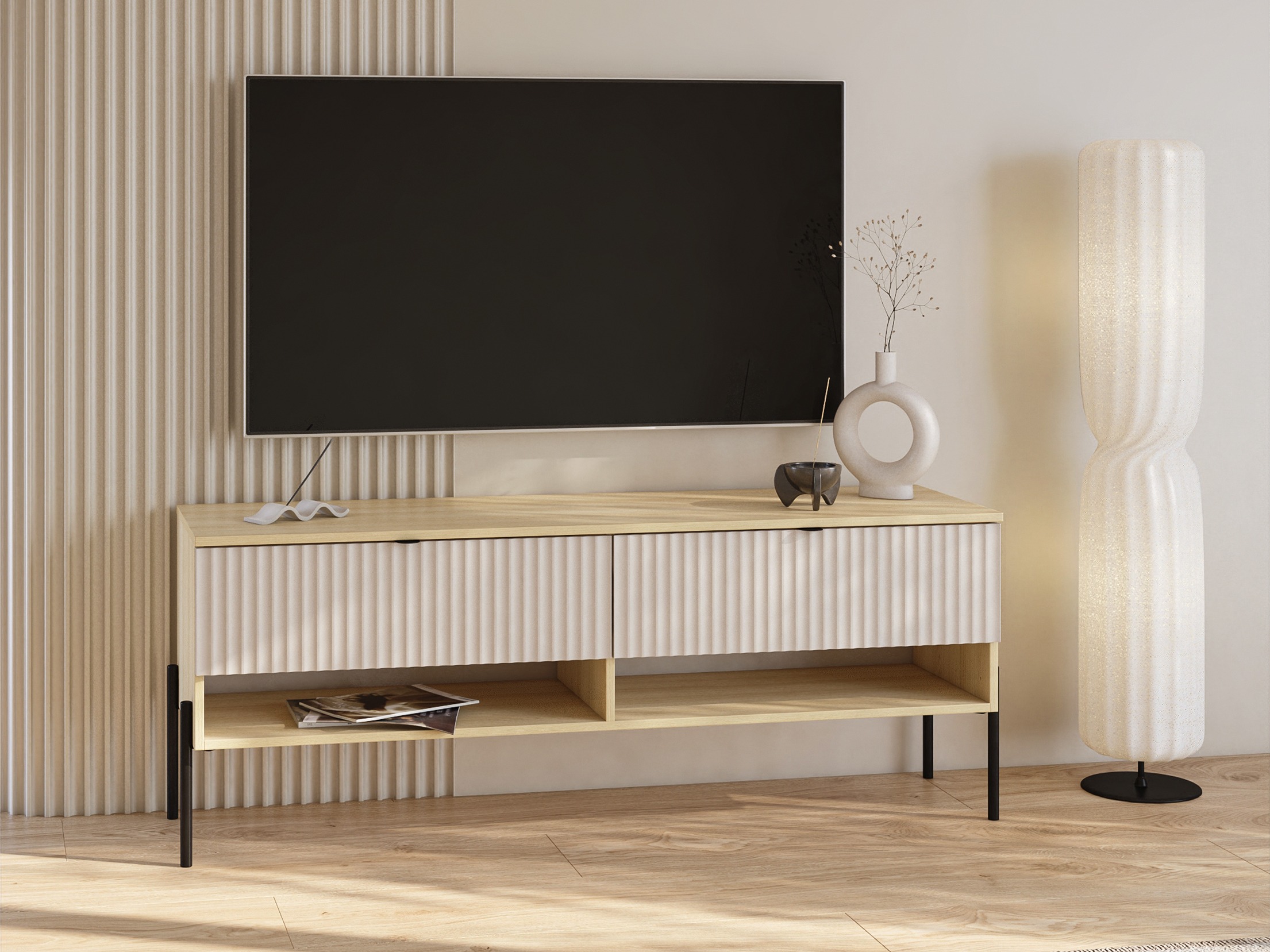 TV komoda Levtenu 109 (Hrast + Kašmir)