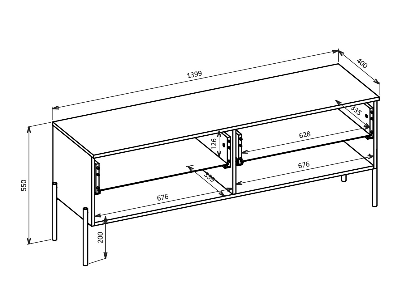 Set za dnevnu sobu Levtenu 119 (Hrast + Kašmir)