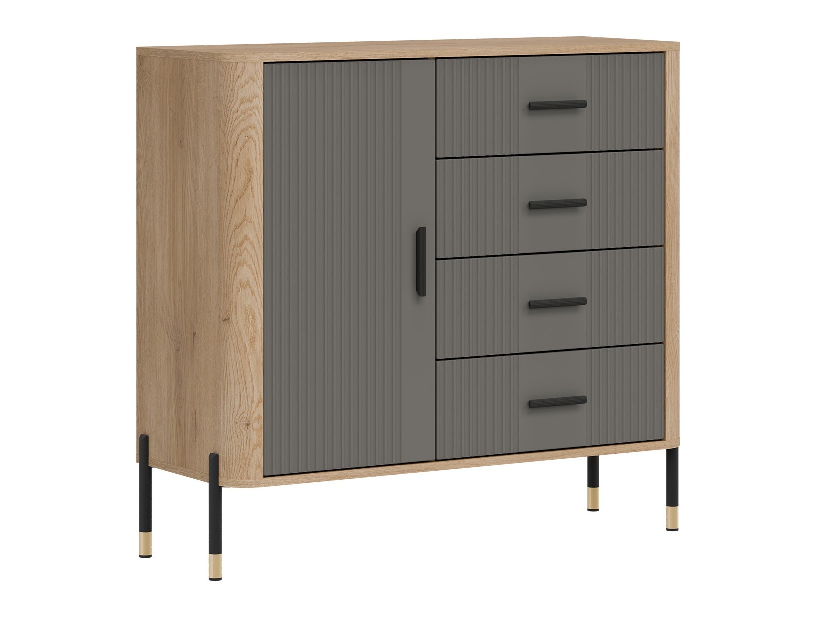 Komoda Flosora 117 (Sivo)