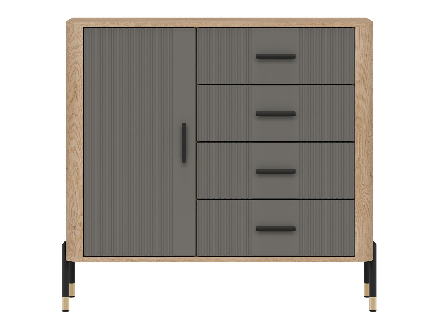 Komoda Flosora 117 (Sivo)