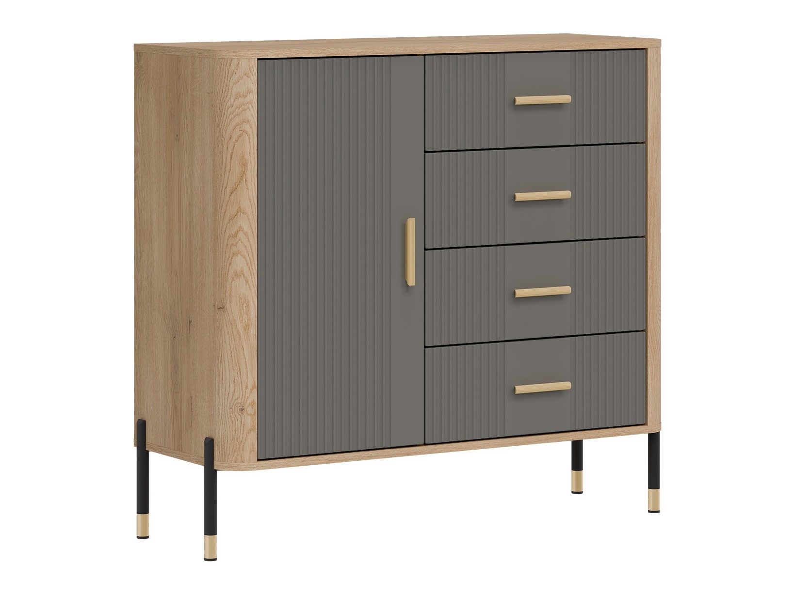 Komoda Flosora 117 (Sivo)