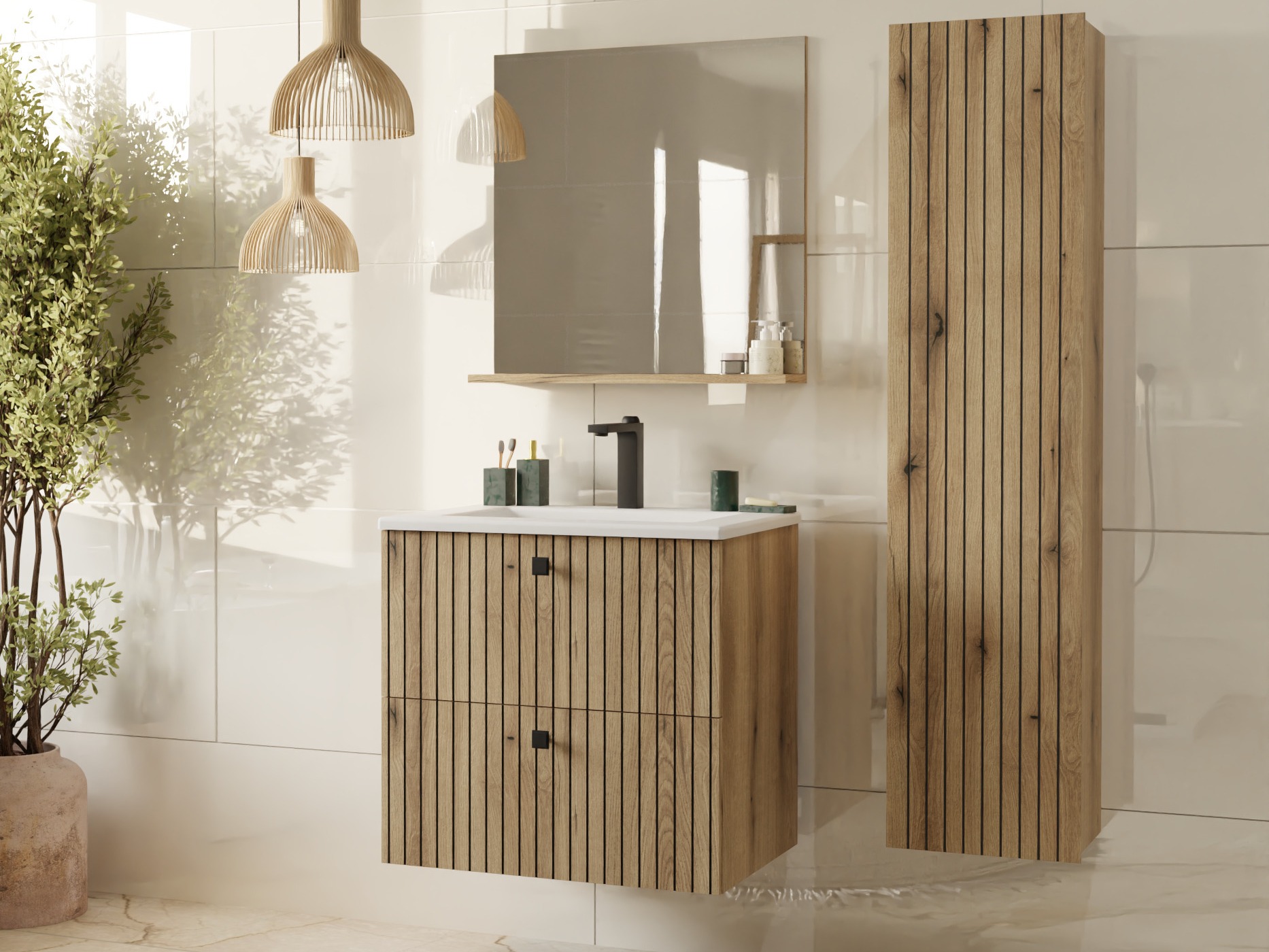 Viseći kupatilski element za lavabo Mandeville 314