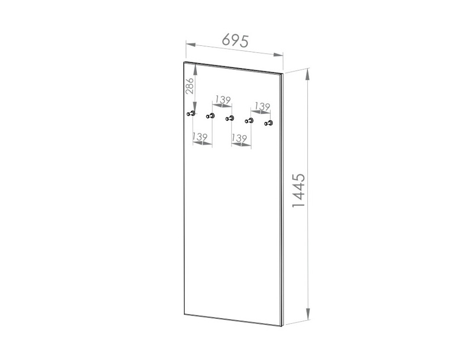 Čiviluk Fiolevo 103