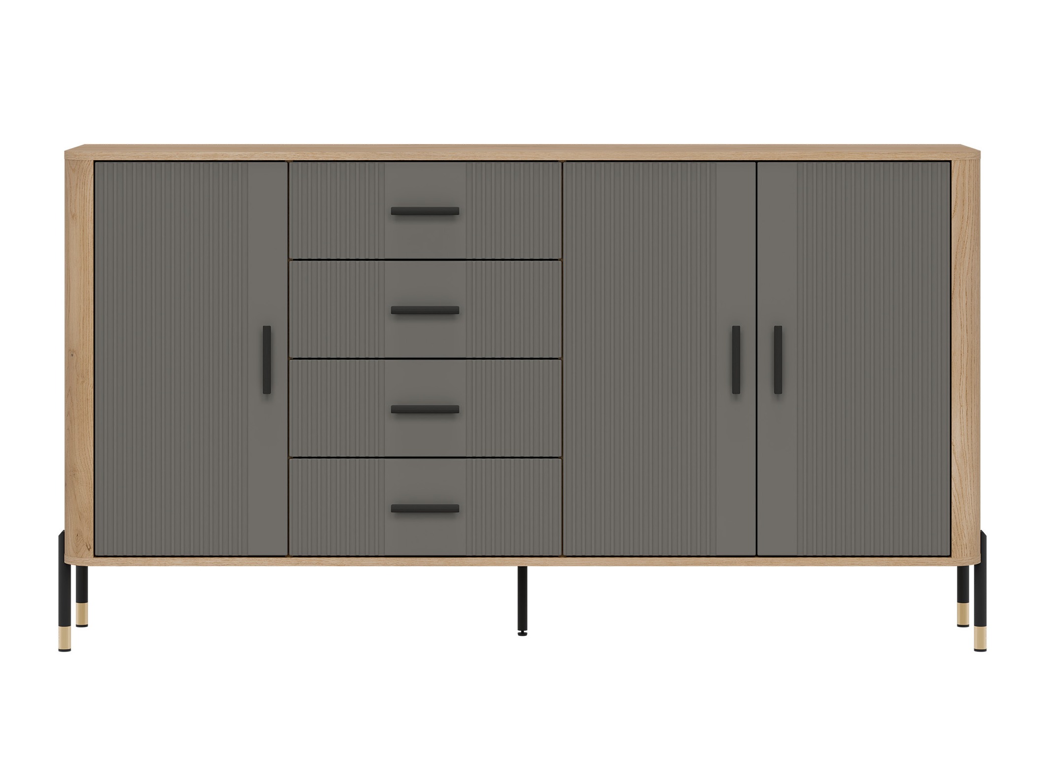 Komoda Flosora 121 (Sivo)