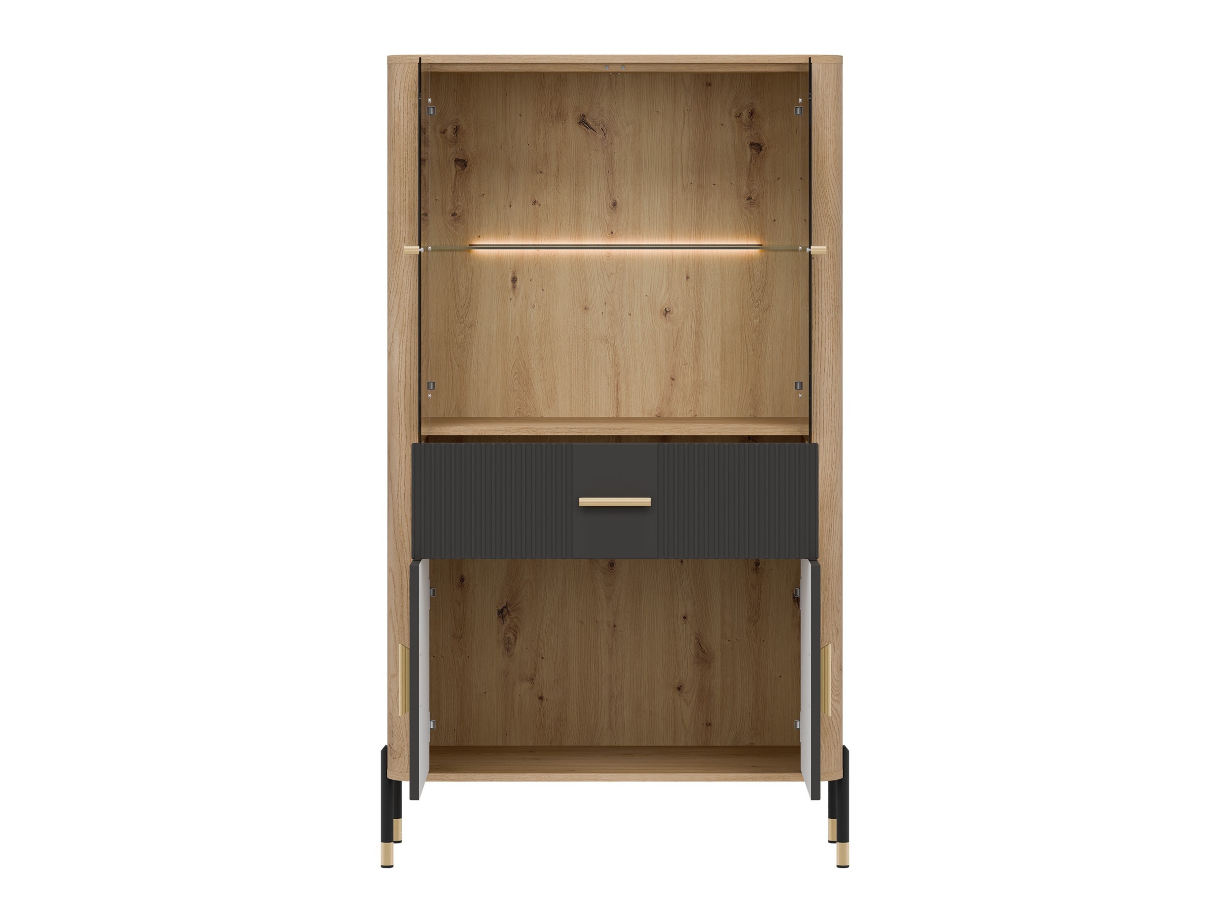 Polica Flosora 125 (Antracit)