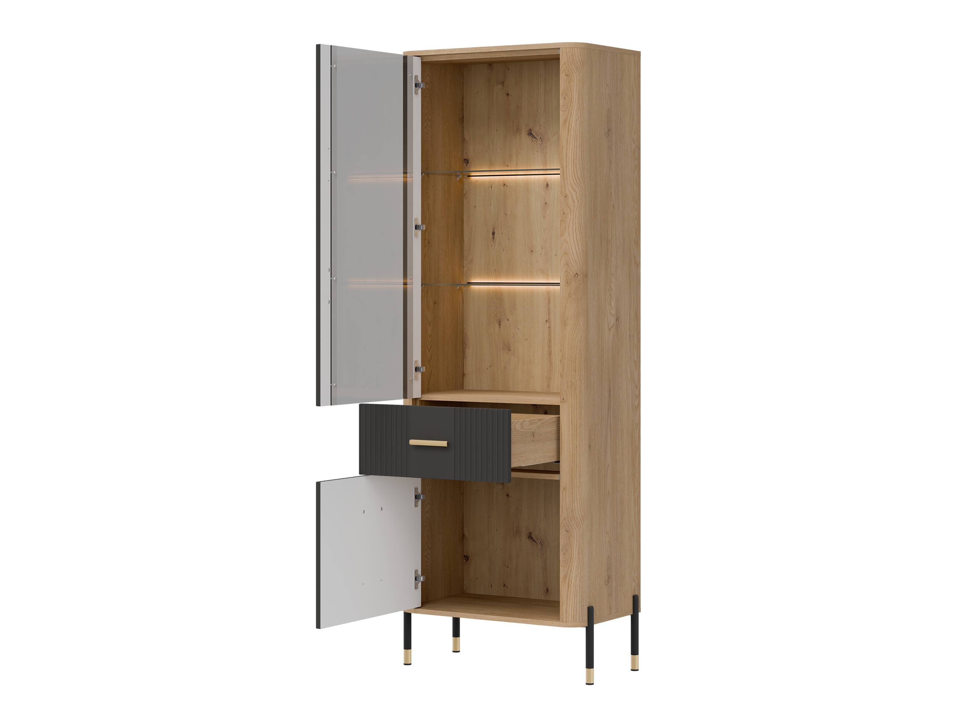 Polica Flosora 127 (Antracit)