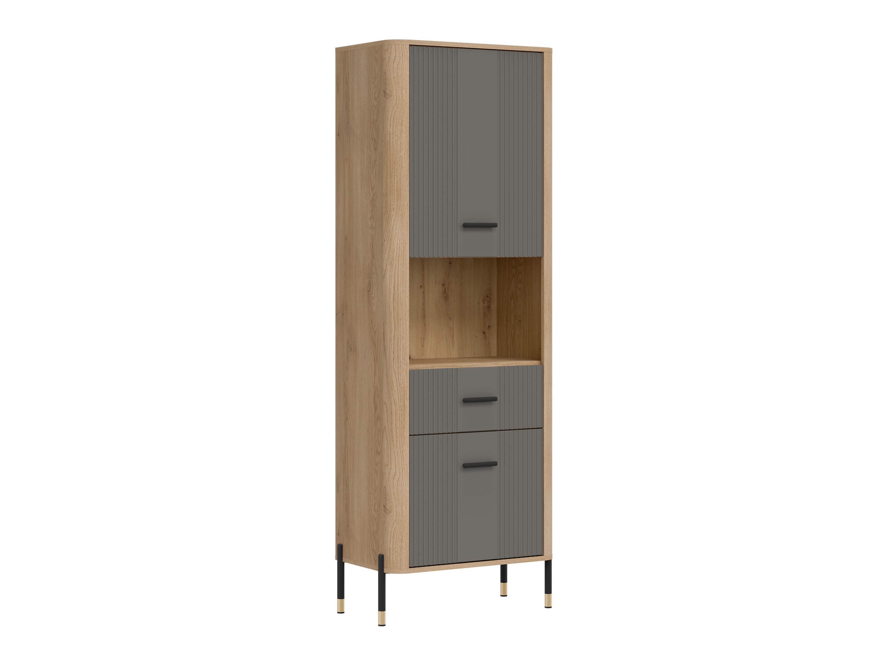 Polica Flosora 131 (Sivo)
