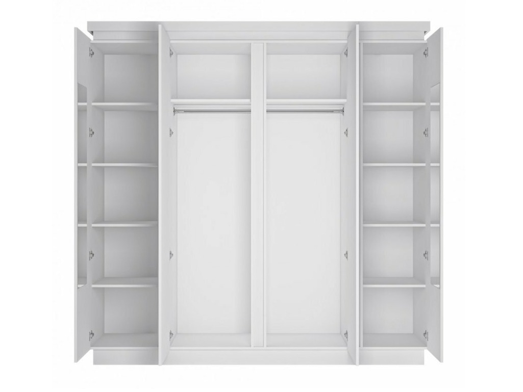 Set spavaća soba Feldeli 122 (Belo + Sjajno belo)