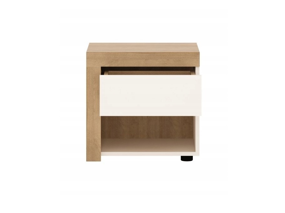 Set spavaća soba Feldeli 122 (Riviera hrast + Sjajno belo)