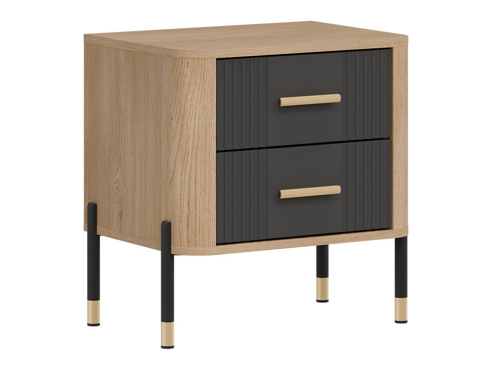 Noćni ormarić Flosora 140 (Antracit)