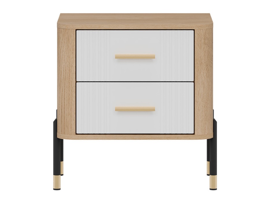 Noćni ormarić Flosora 140 (Belo)