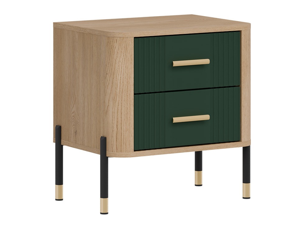 Noćni ormarić Flosora 140 (Zelena)