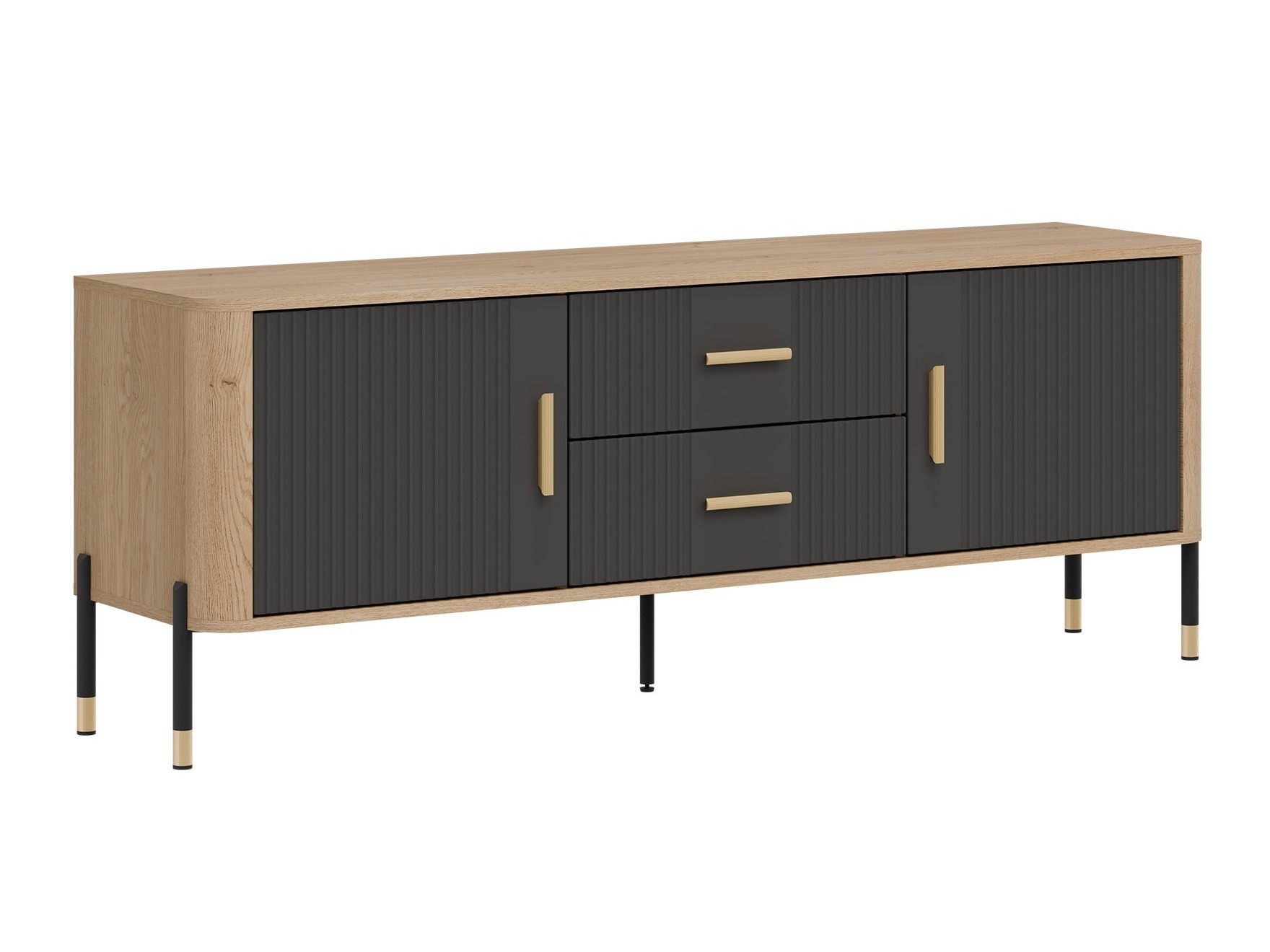 Set za dnevnu sobu Flosora 147 (Antracit)