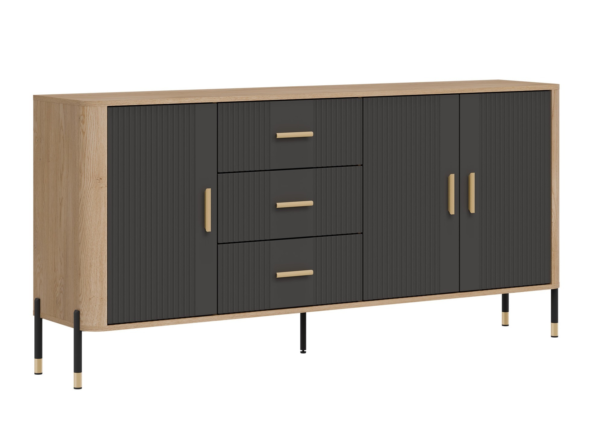Set za dnevnu sobu Flosora 147 (Antracit)