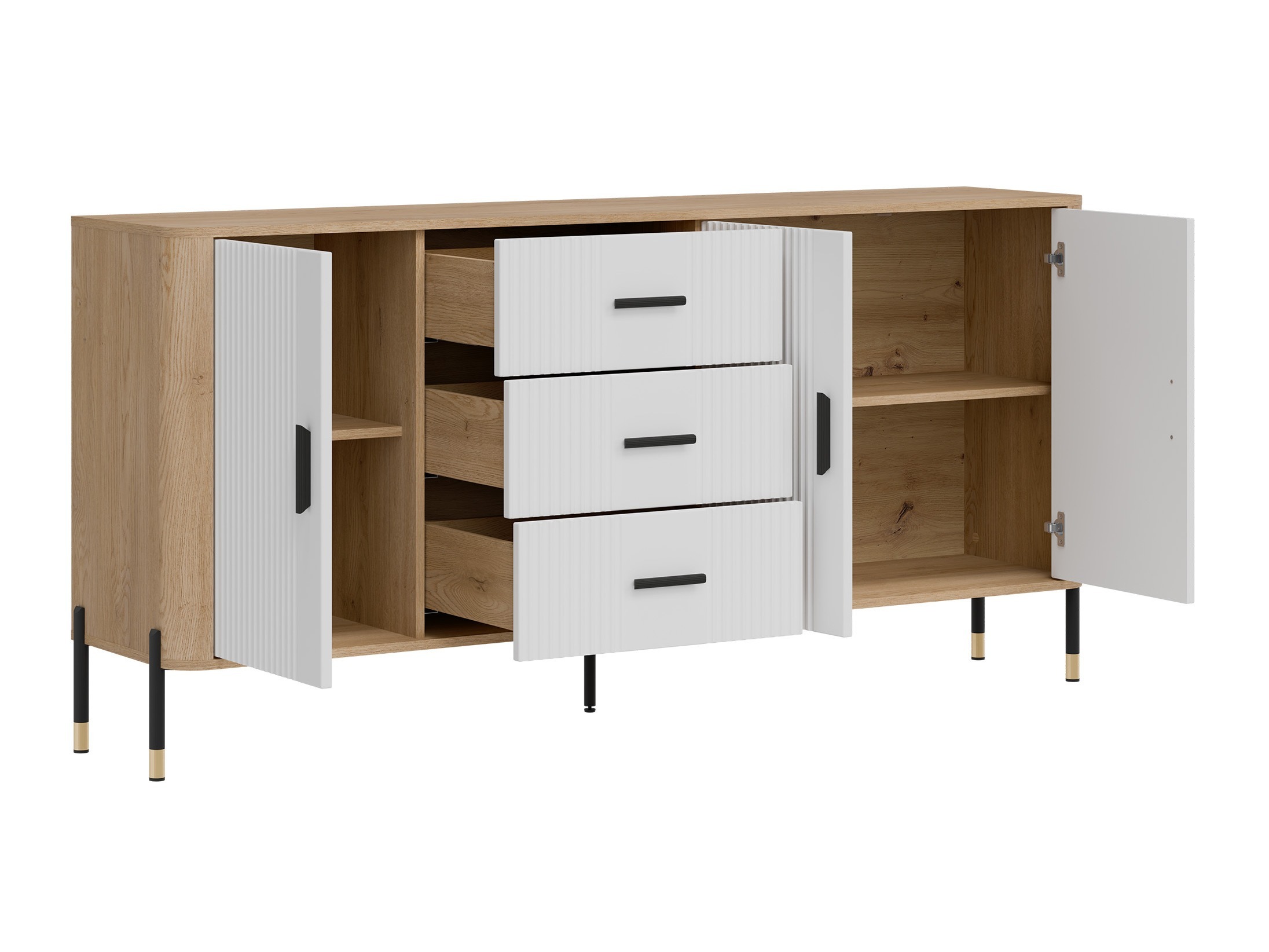 Set za dnevnu sobu Flosora 147 (Belo)