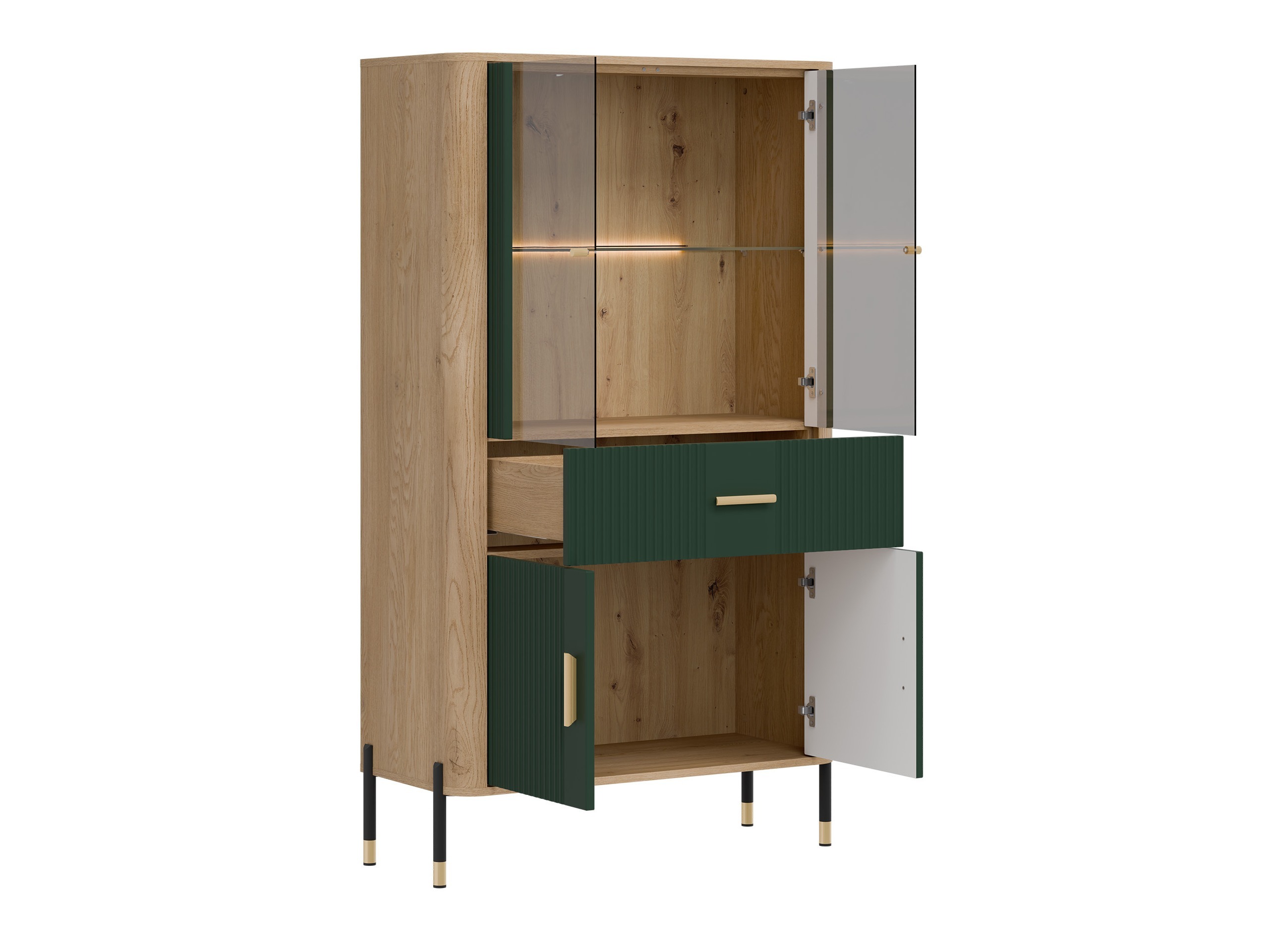 Set za dnevnu sobu Flosora 147 (Zelena)