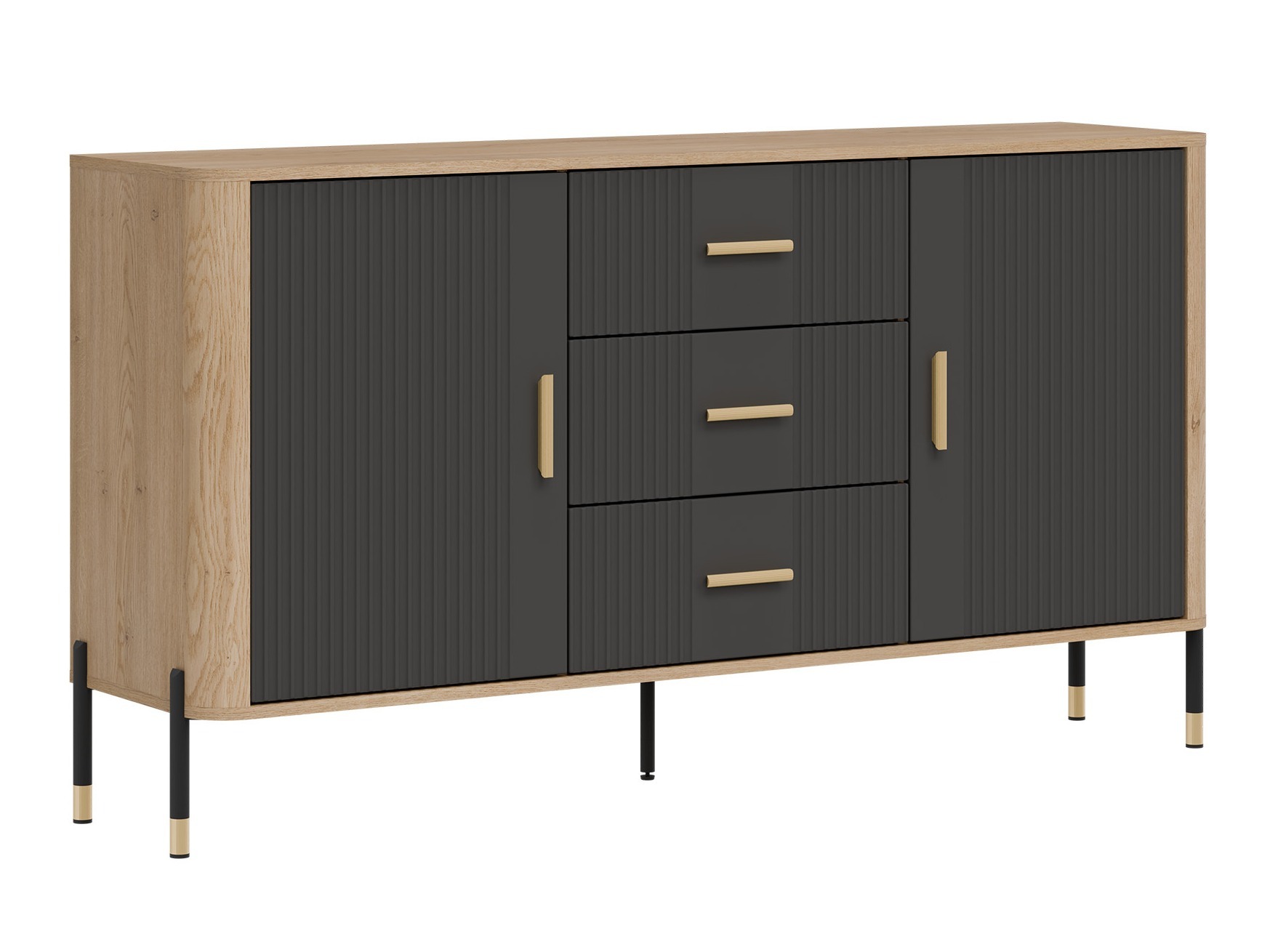 Set za dnevnu sobu Flosora 148 (Antracit)
