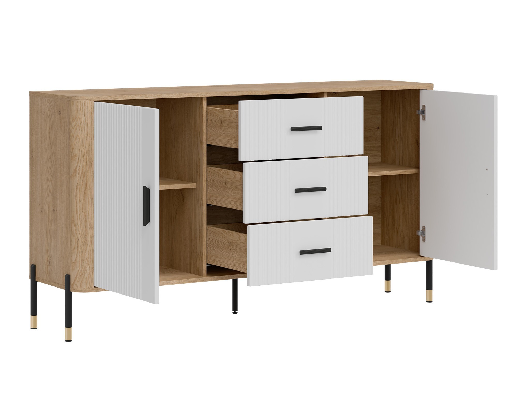 Set za dnevnu sobu Flosora 148 (Belo)