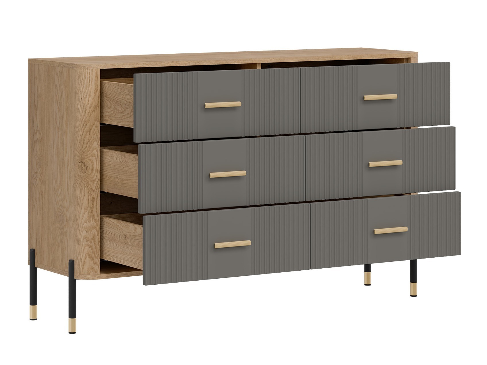 Set za dnevnu sobu Flosora 149 (Sivo)