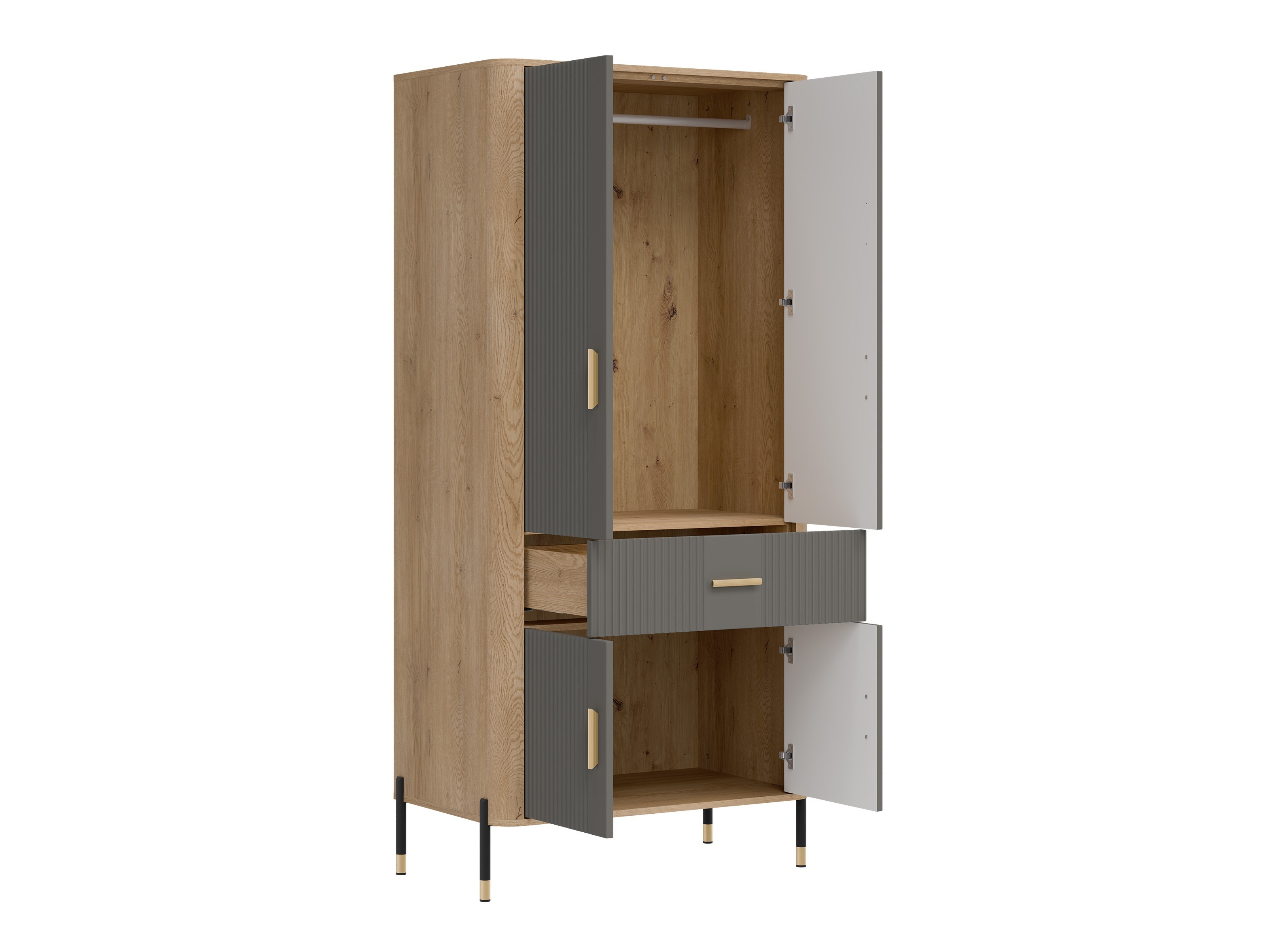 Set za dnevnu sobu Flosora 149 (Sivo)