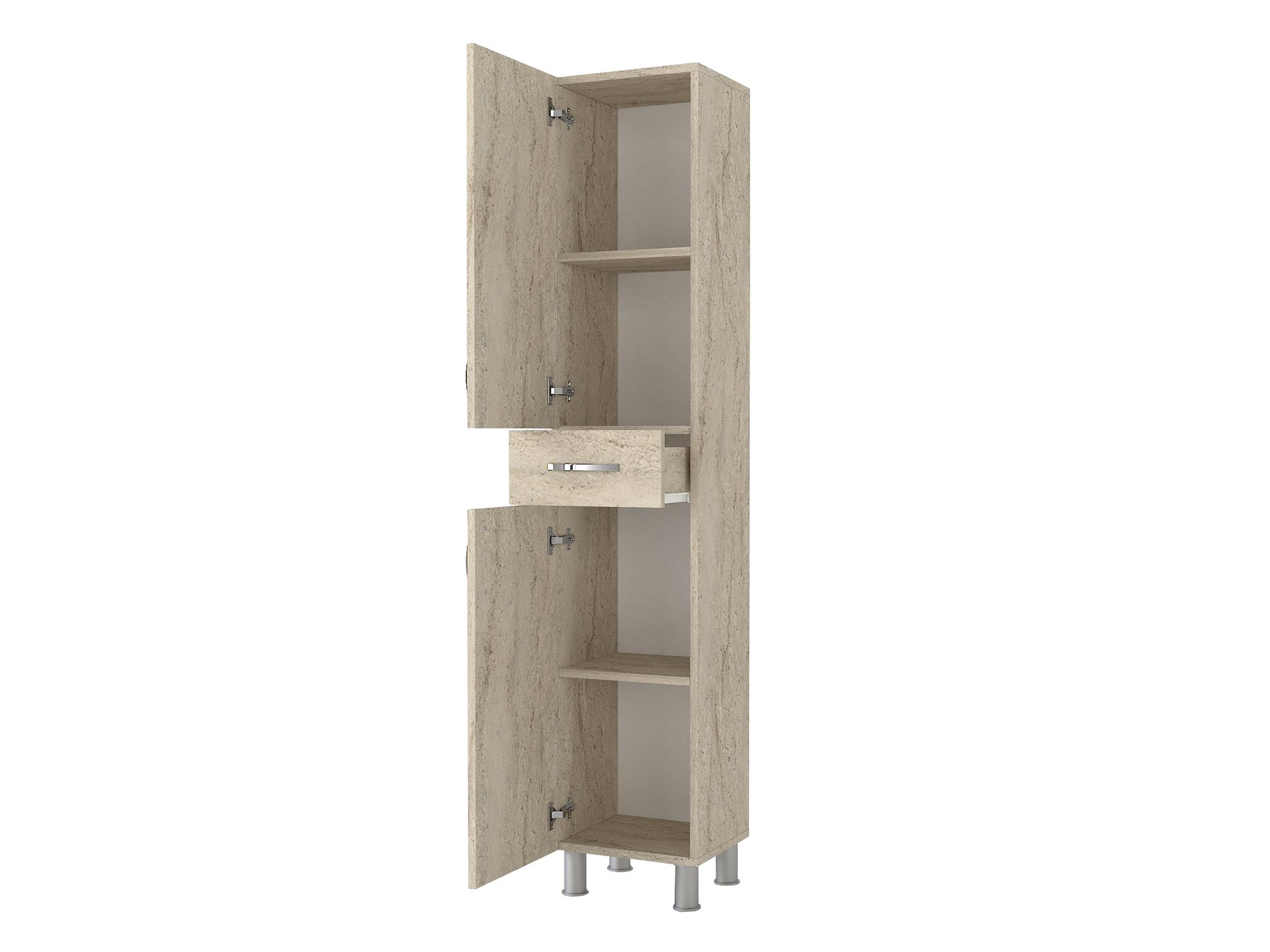 Samostojeći kupatilski ormarić Kailua 2657 (Svetlo Travertine)