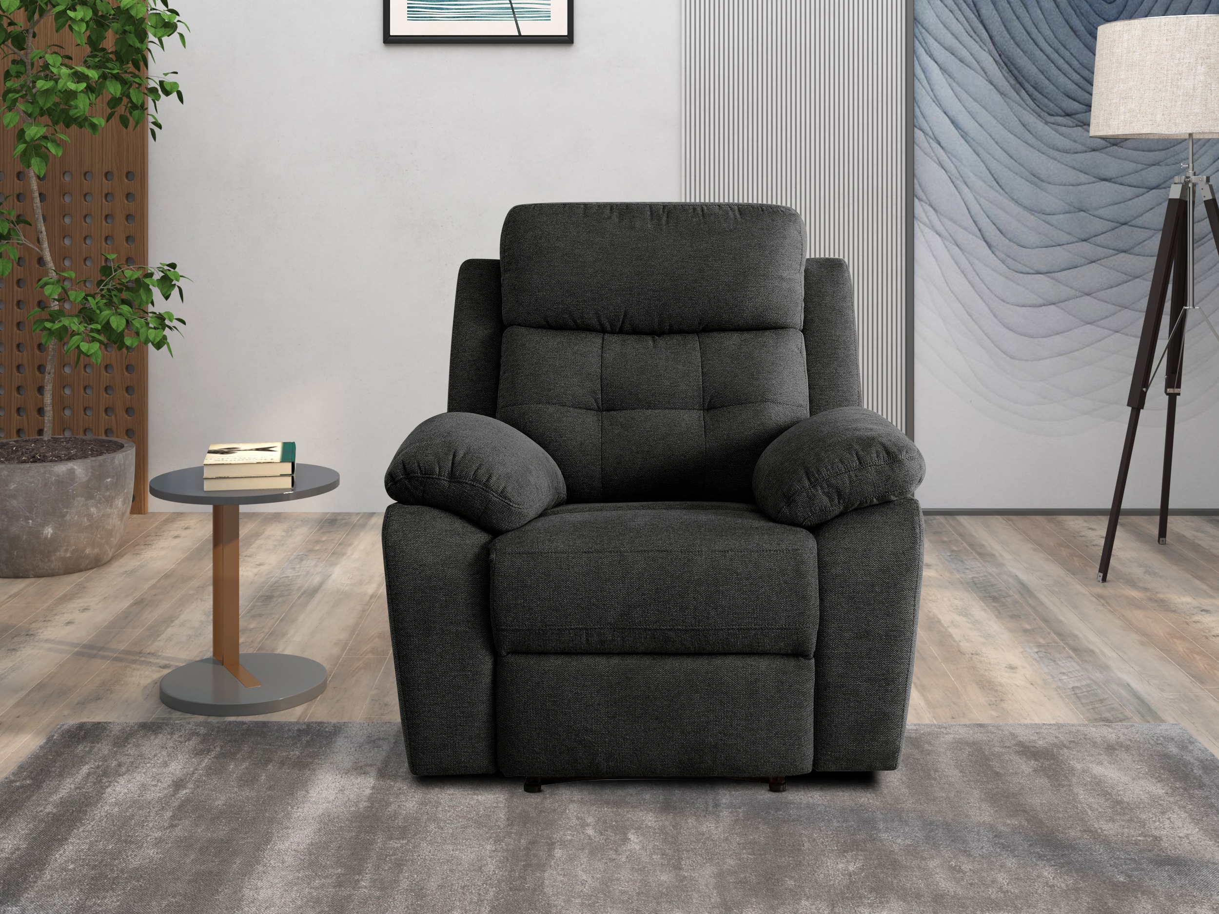 Relaks fotelja Denton 1324 (Antracit)