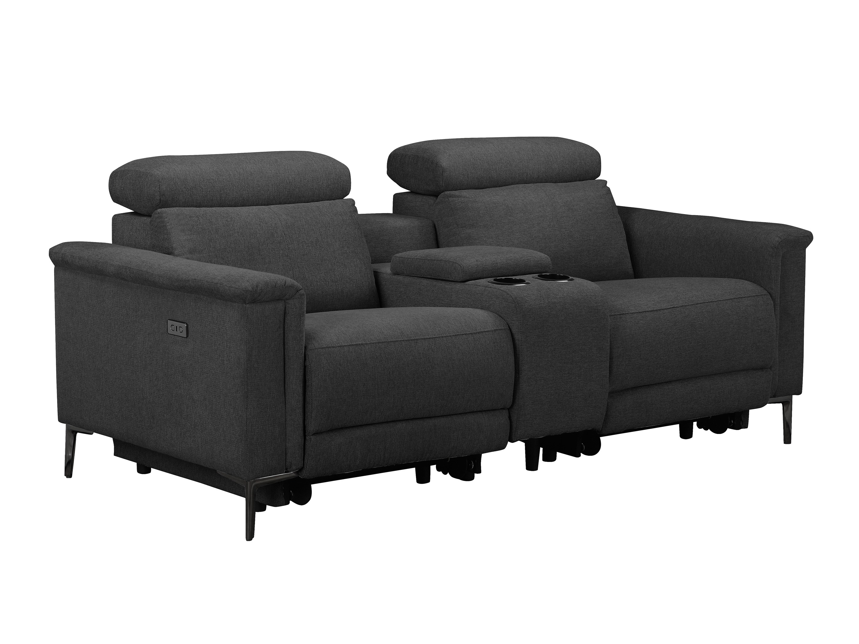 Relaks sofa Denton 1468 (Tamnosiva)